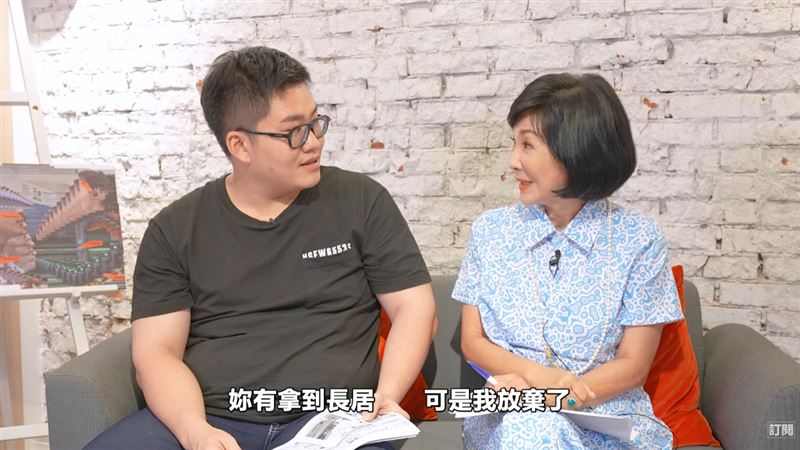 吳淡如因稅金太重放棄日本居留權。（翻攝自Joeman YouTube）