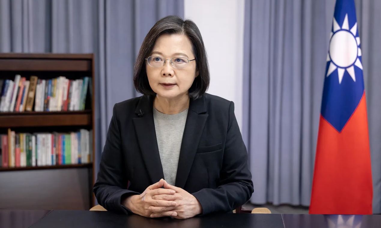 蔡英文稱台灣推動性別平等和婦女賦權一直在最前線。（總統府提供）