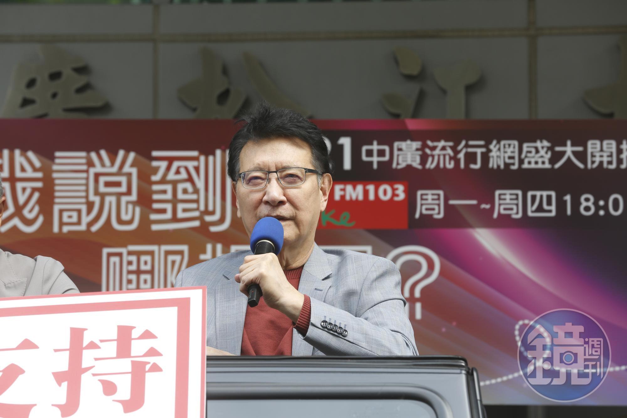 趙少康多次表態有意選總統，今更在臉書喊話：「如果我當總統，役期回歸4個月絕不延長！」（本刊資料照）