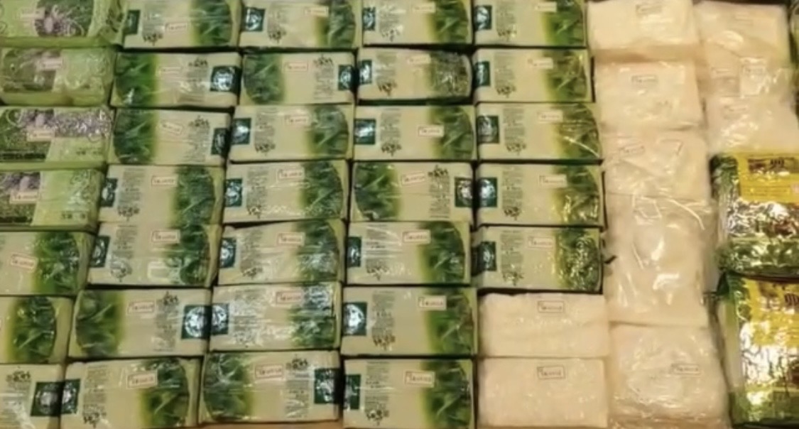 北市刑大查獲毒品12.9公斤。(翻攝畫面)