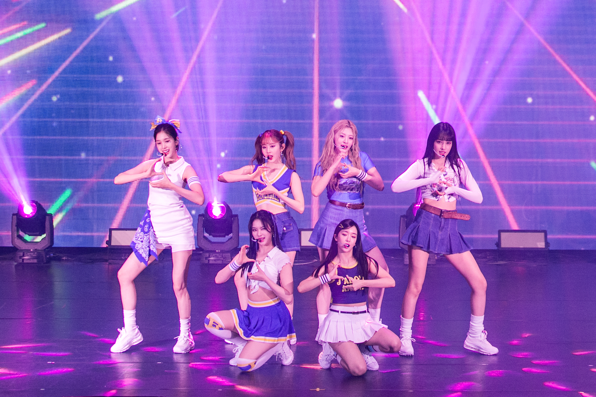 韓國女團STAYC在台北舉辦首次見面會。（D-SHOW提供）