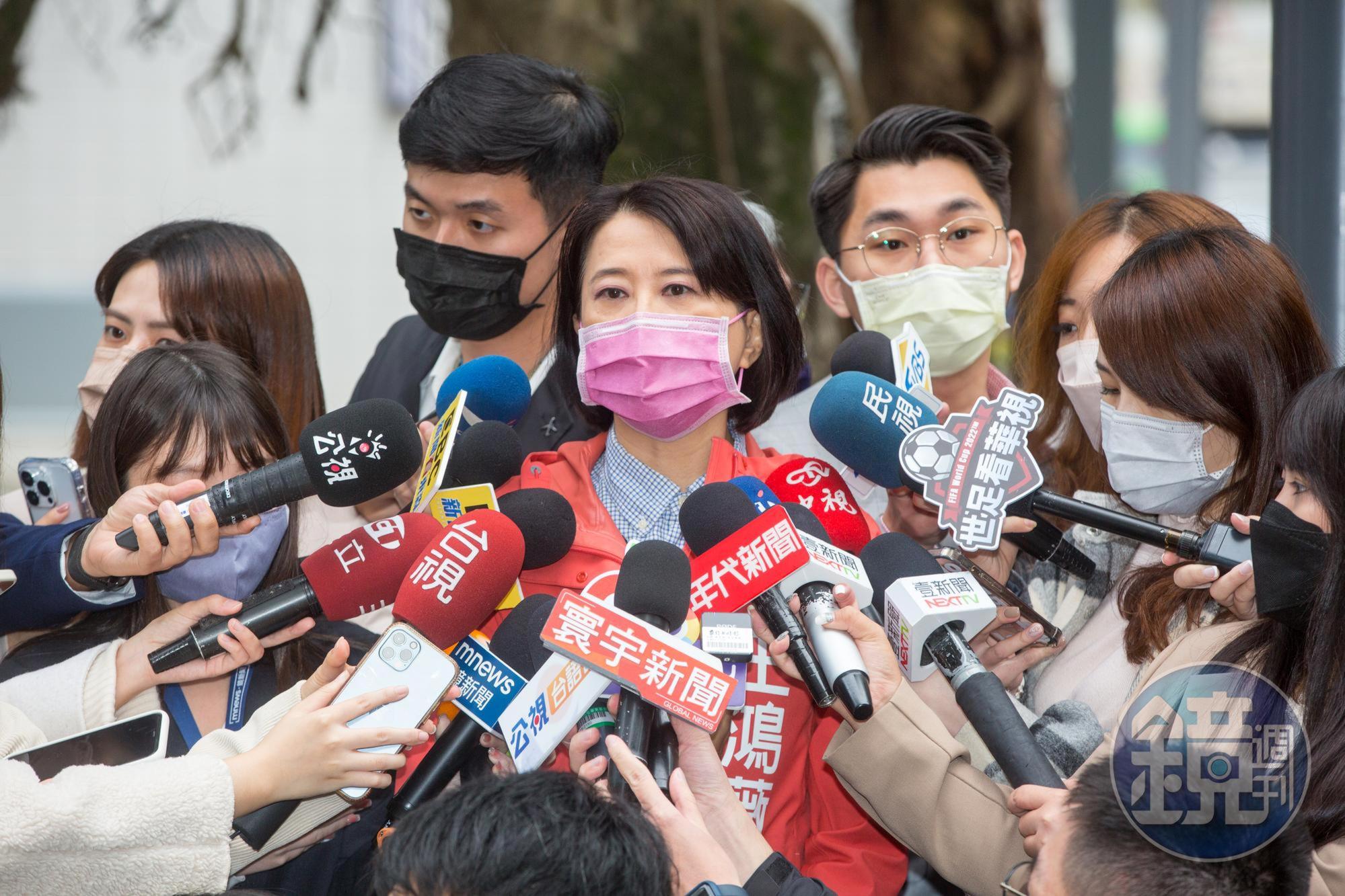 王鴻薇認為，松山機場遷建有很多地方要兼顧，不希望只是紙上談兵。（本刊資料照）