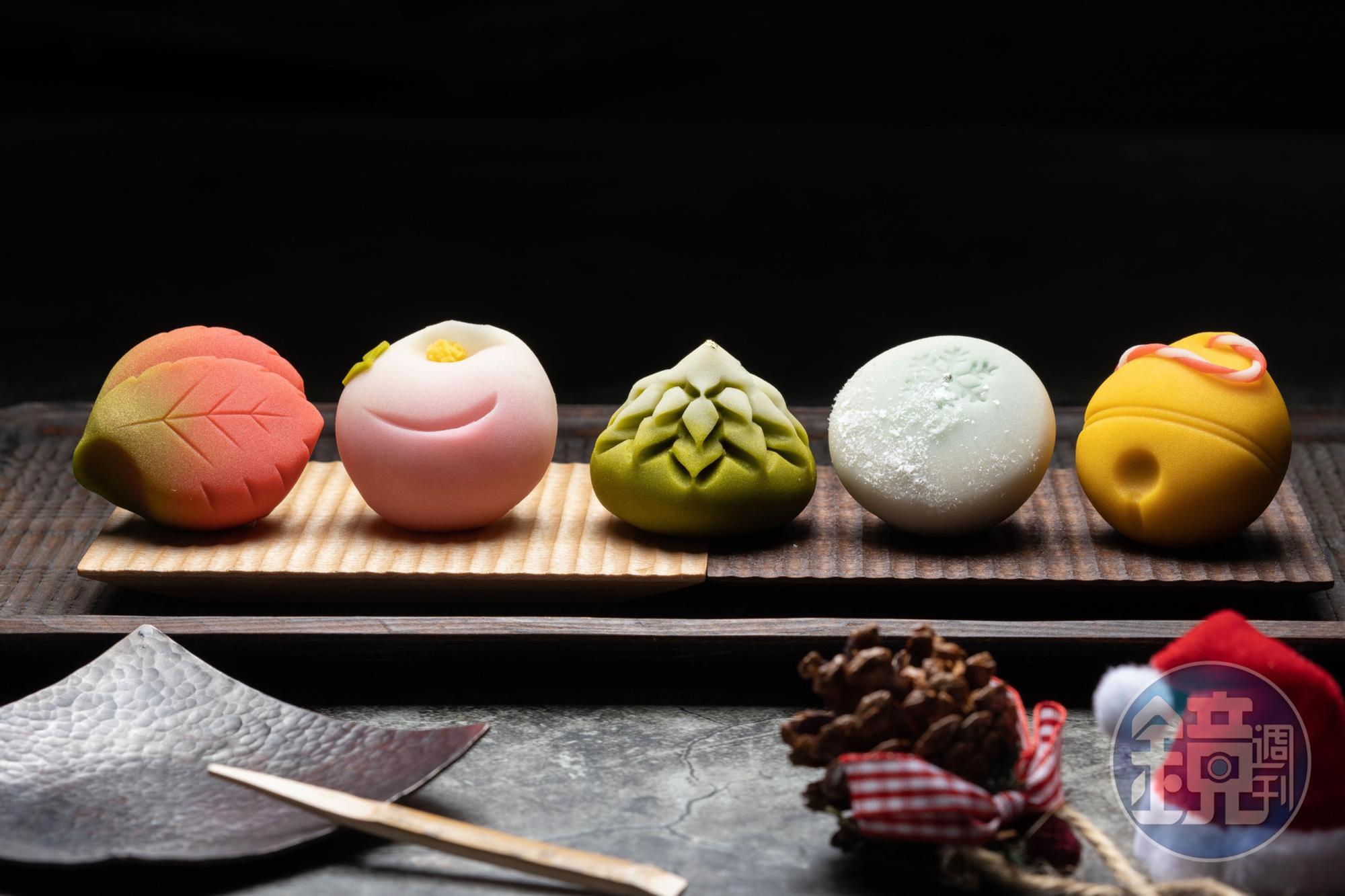 「掬菓・和菓子屋」的「聖夜」耶誕禮盒，是一年只賣一次的超限定季節款。