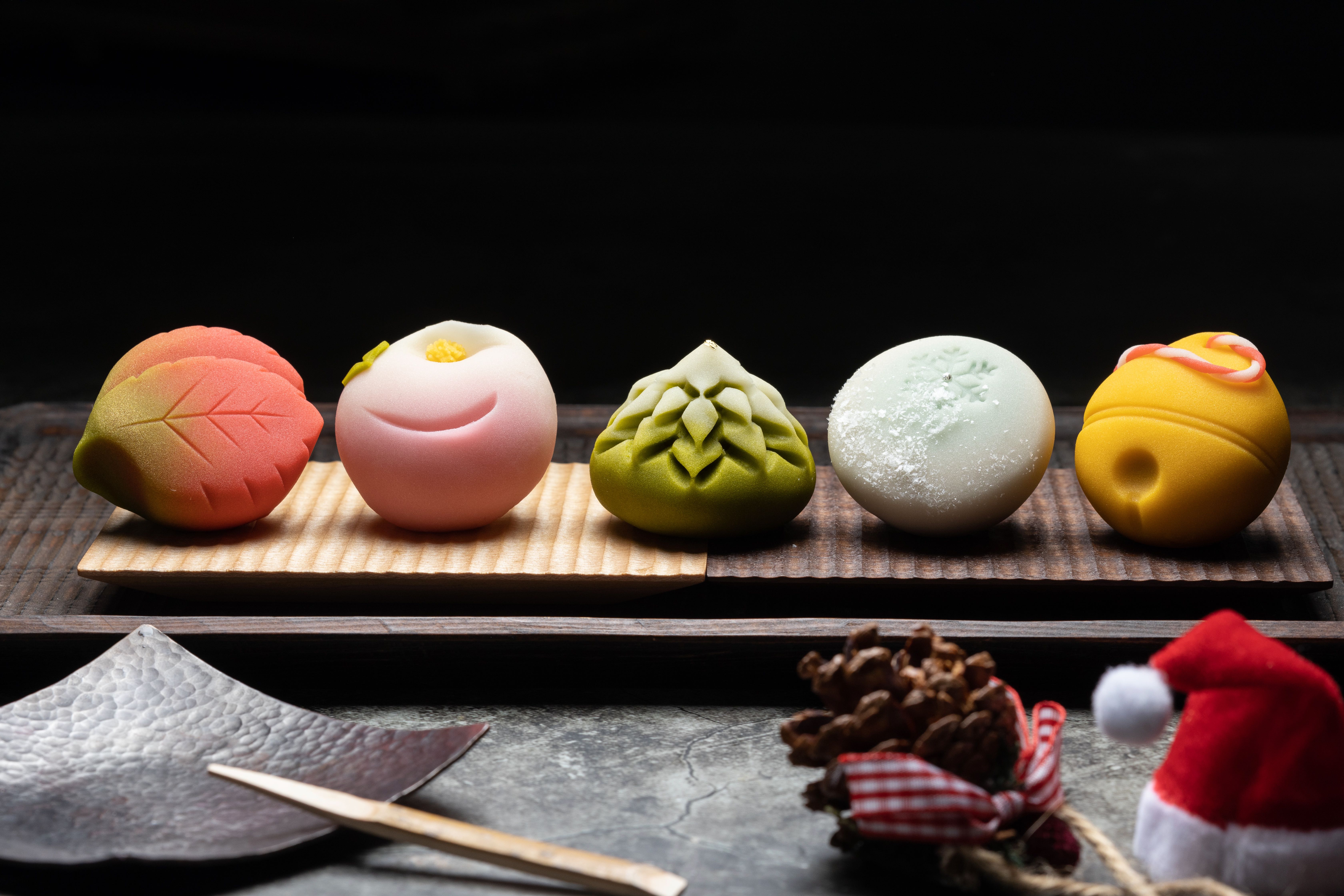 「掬菓・和菓子屋」的「聖夜」耶誕禮盒，是一年只賣一次的超限定季節款。