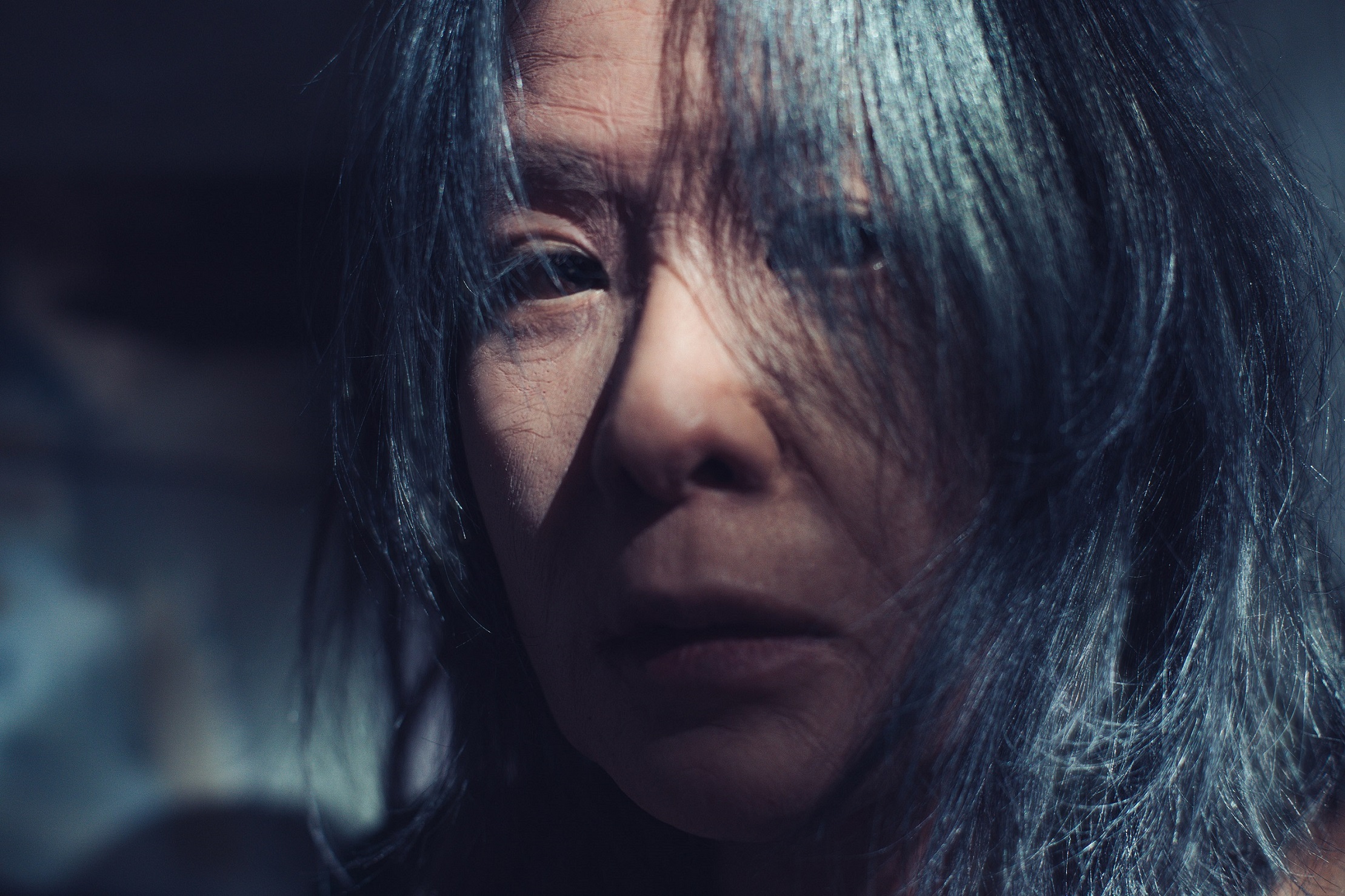 劉若英在短片《家家》裡的老妝造型，連自己都認不出。（甲上提供）