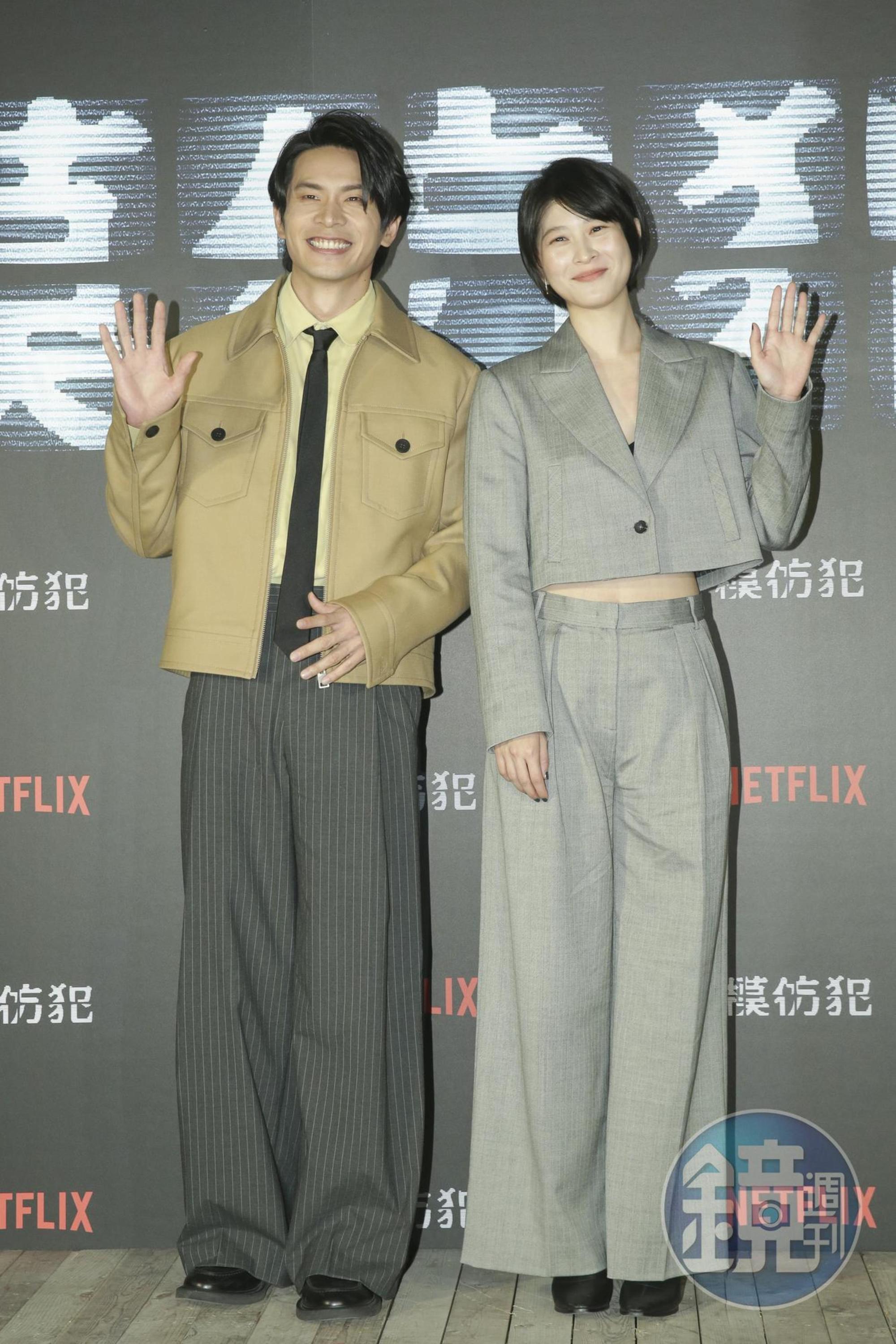 姚淳耀、江宜蓉飾演電視台主持人與記者。