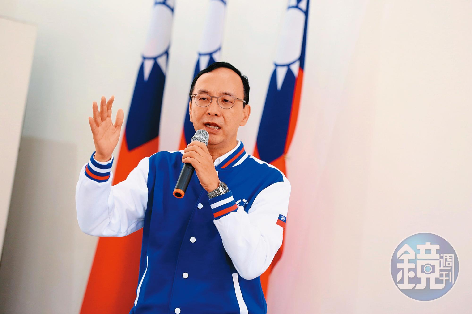 九合一選舉落幕，原提出「非綠陣營」的朱立倫，隨著藍營大勝，黨內藍白合聲浪降低。
