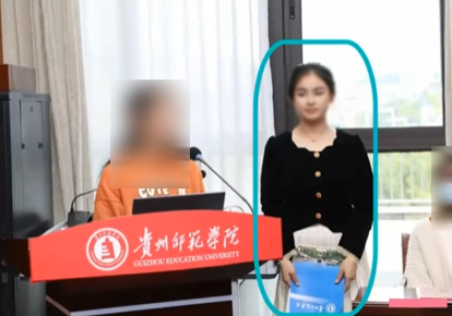 田女是學校御用主持人。（翻自629cgw.com）