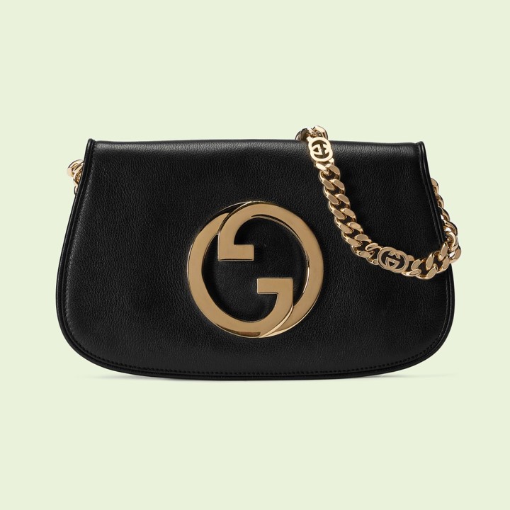 GUCCI Blondie黑色肩揹提包。NT$104,900(古馳提供)