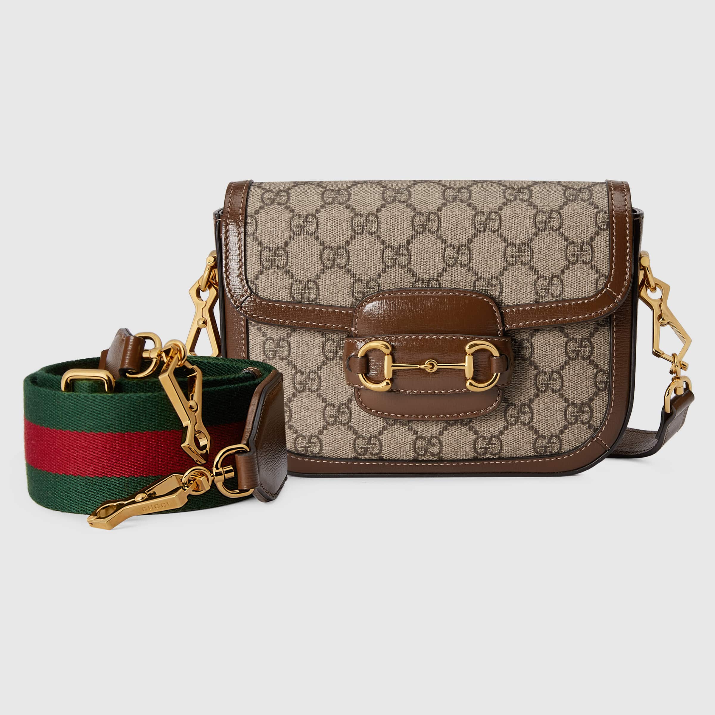 GUCCI Horsebit 1955馬銜扣迷你包。NT$96,600(古馳提供)