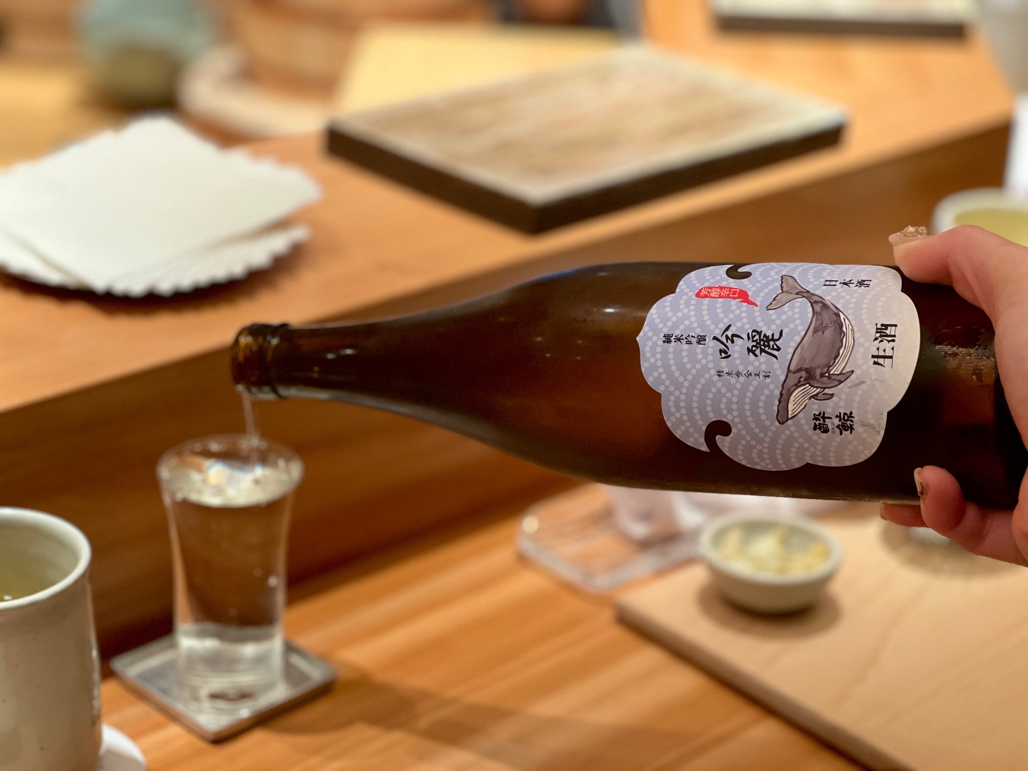 「登龍門」以單杯形式推出季節性酒單，蒐羅許多有趣的地酒。