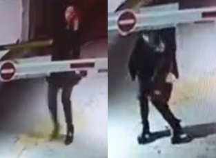 酒醉女子誤入汽車車道，最終醉倒在車到底部。（截自爆料公社）