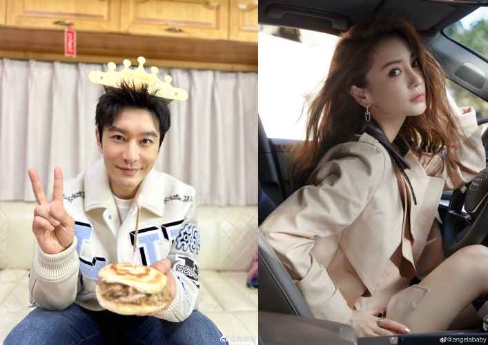黃曉明、Angelababy傳出「世紀復婚」,並在對岸傳言已經沸沸揚揚。(翻攝微博)