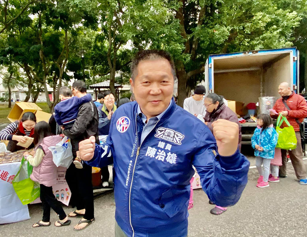 國民黨新竹市議會黨團總召陳治雄不滿被說成是綠營側翼，直指黨內人士放話造謠。（翻攝自陳治雄臉書）