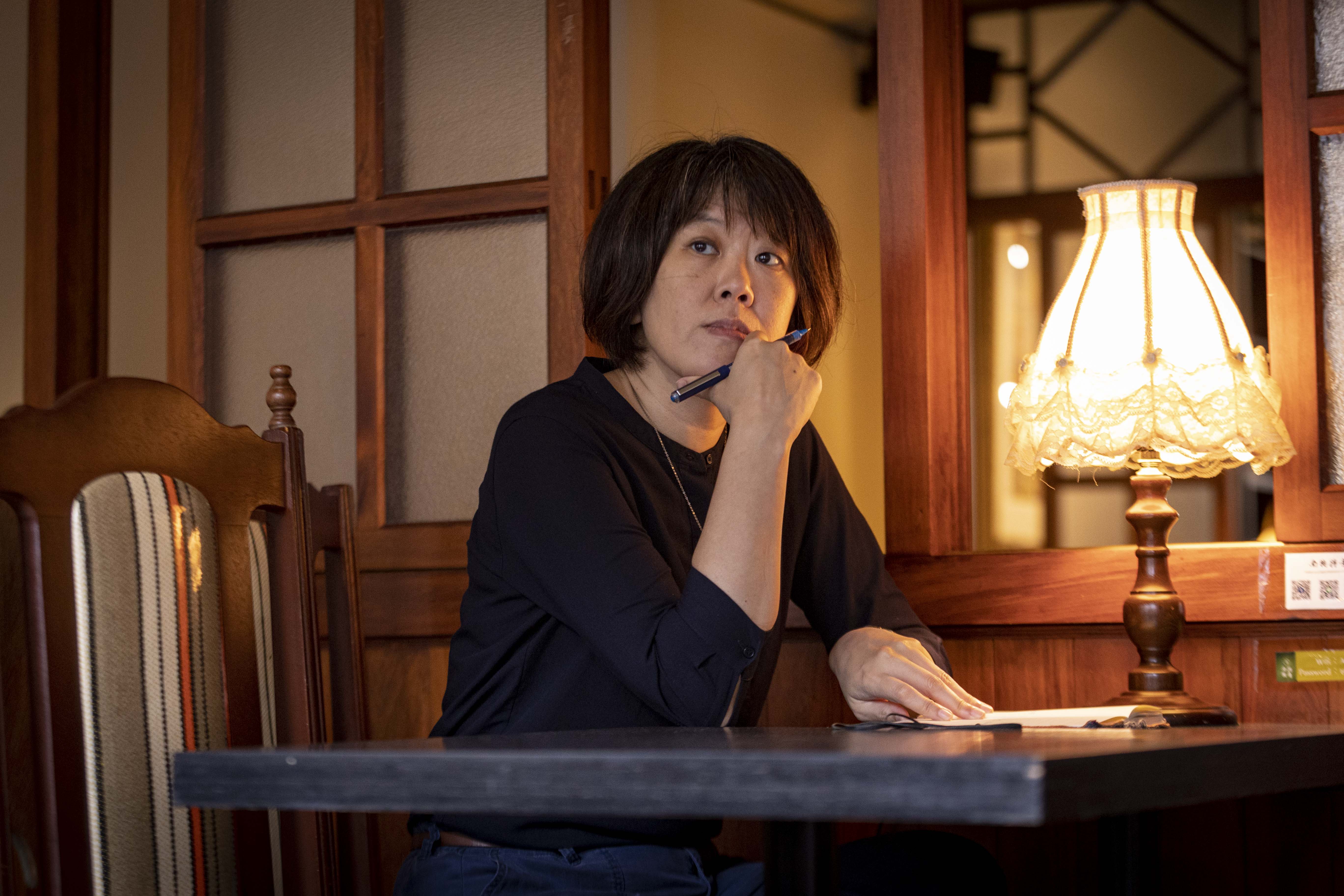 陳芯宜從高中開始就有寫日記的習慣。