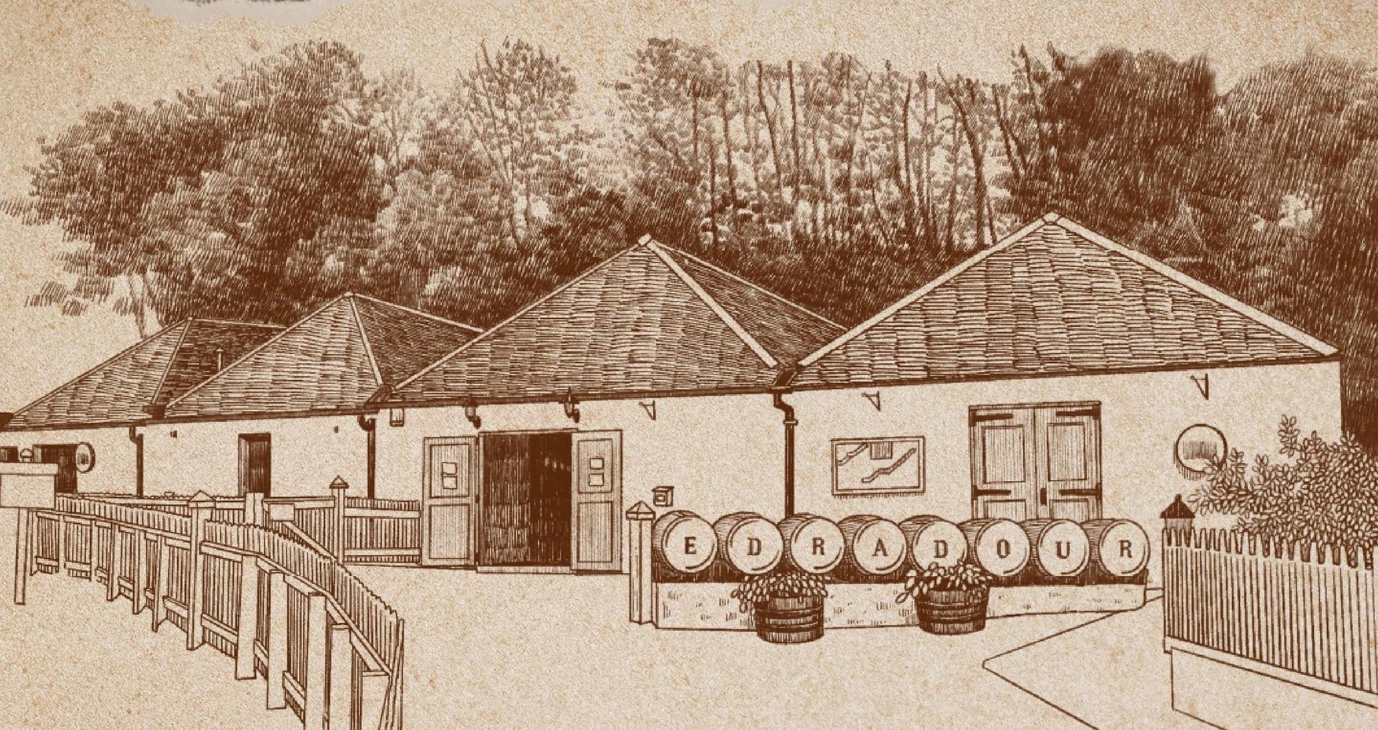 艾德多爾酒廠(Edradour Distillery),位於蘇格蘭高地南方的山谷中,其名Edradour在蓋爾語中的意義為「國王的小河」。(廷漢企業提供)