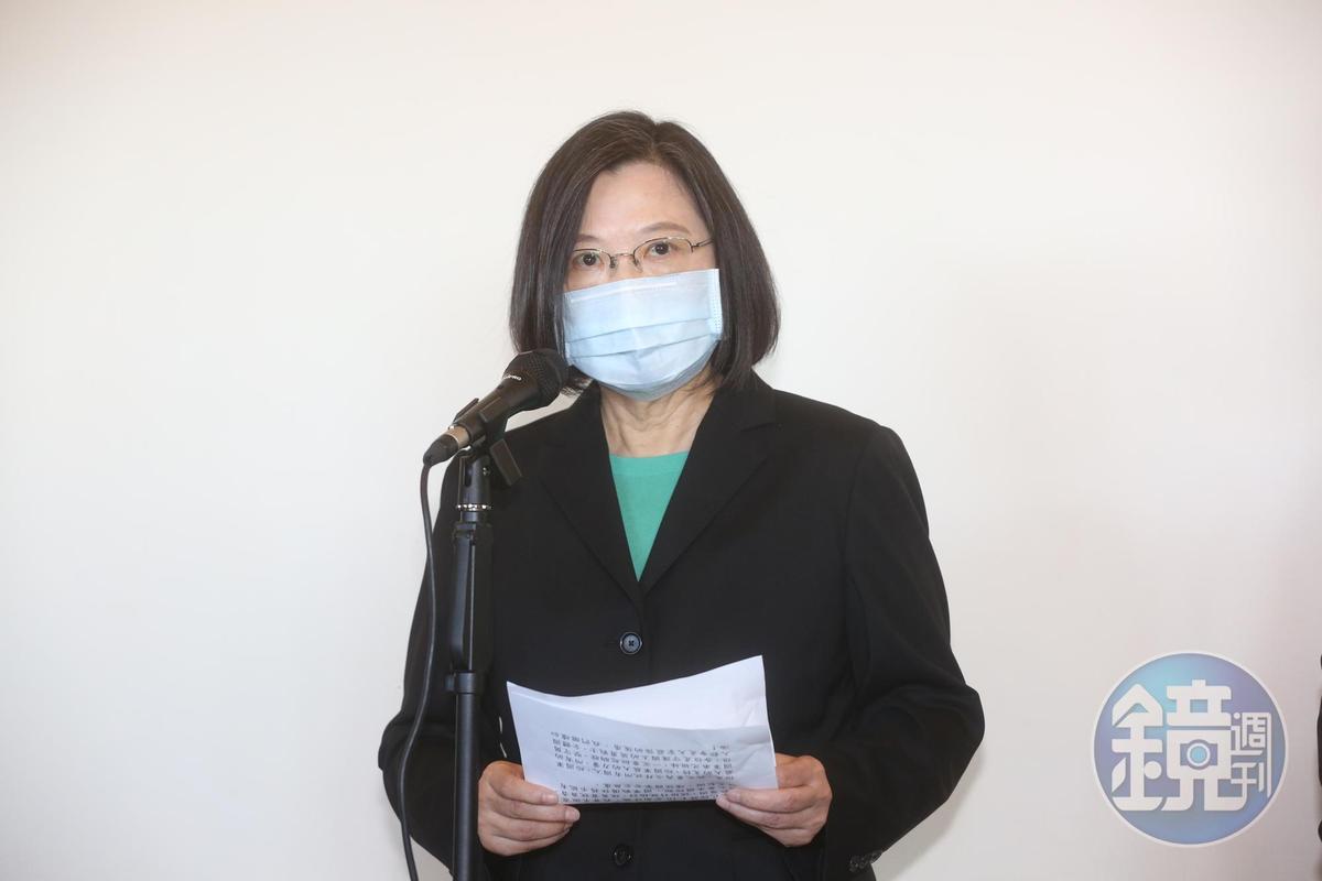 蔡英文期盼建構更綿密的社會安全網。（本刊資料照）