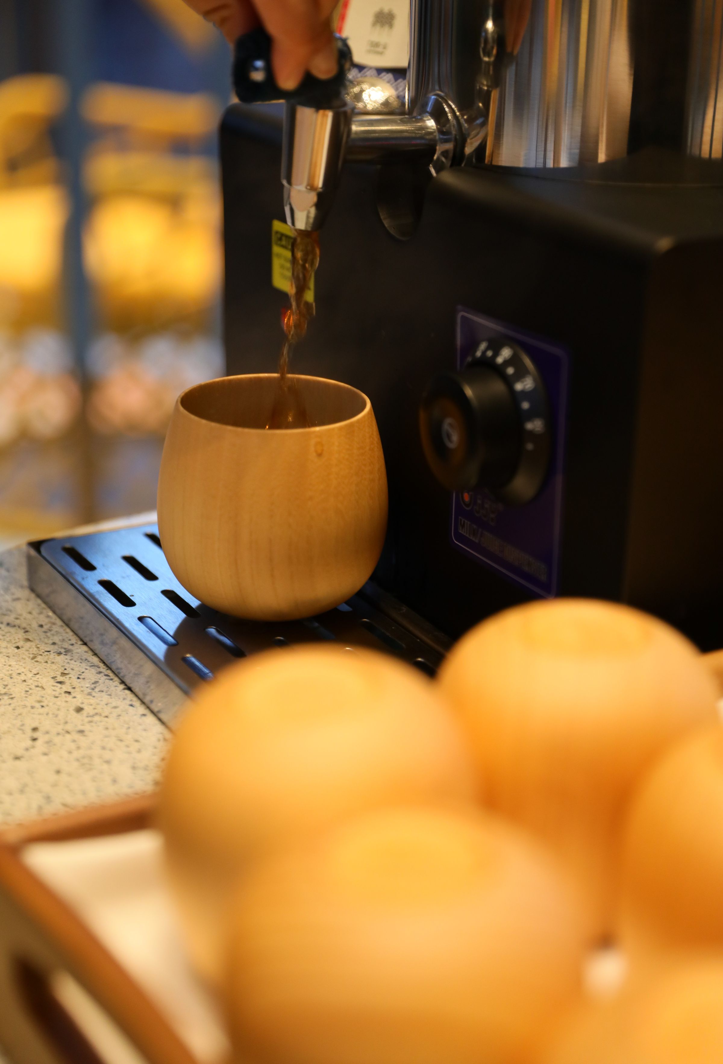 抵達先來杯迎賓茶「補心茶」，補氣養心暖身子。