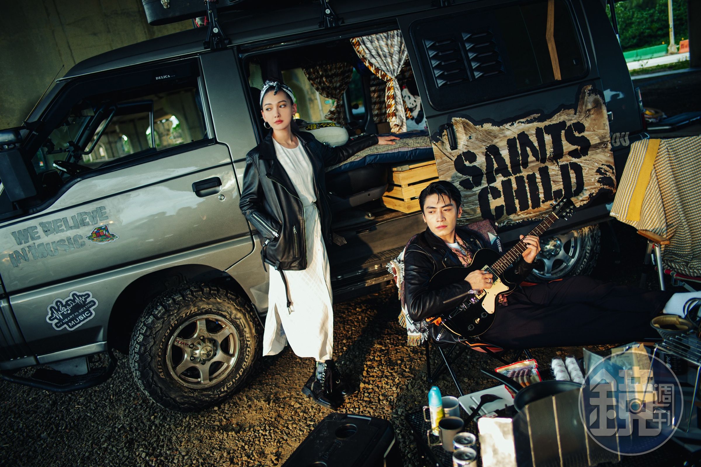 AllSaints找來宋柏緯與林映唯組成「Saints Child」樂團。（AllSaints提供）