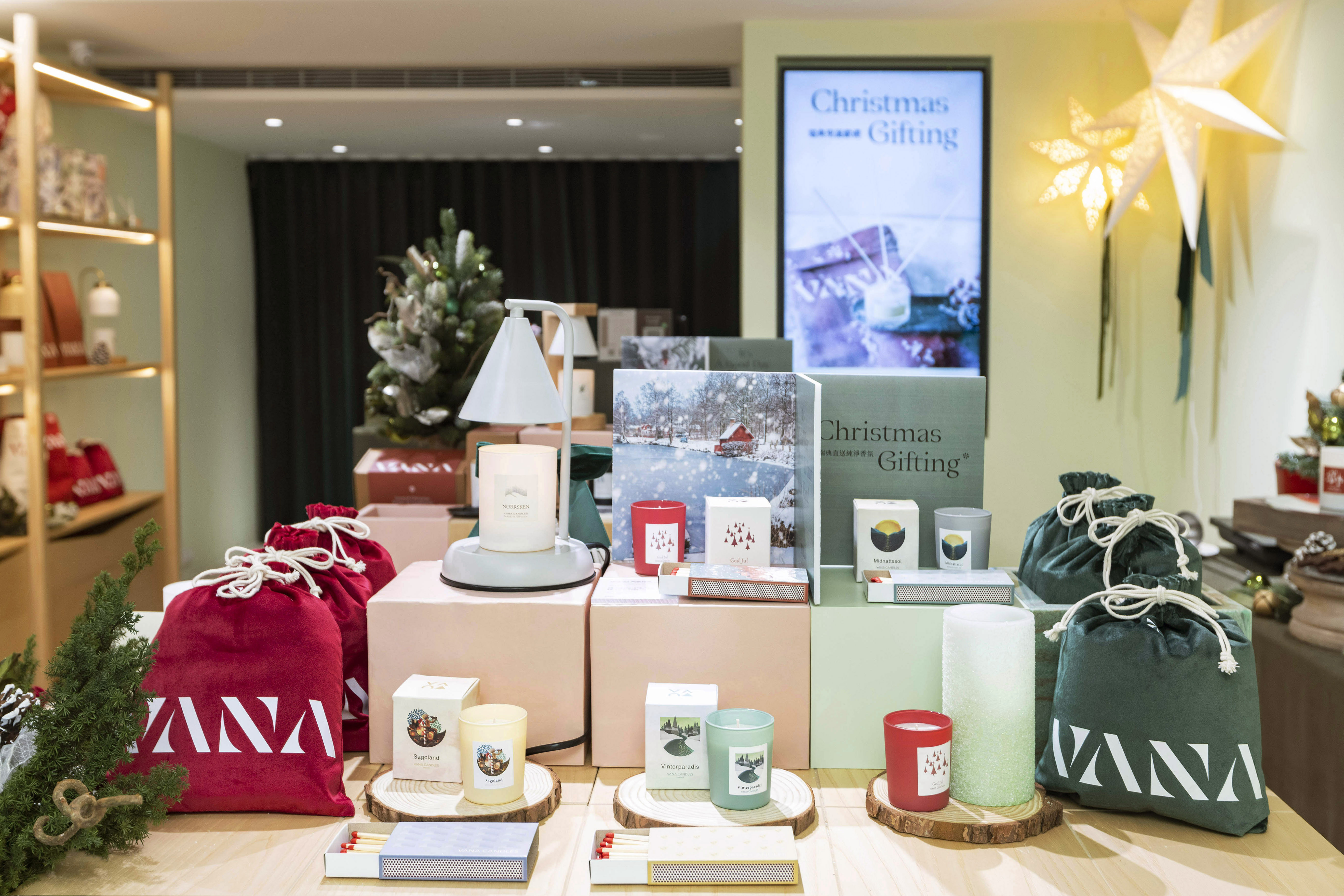 源自瑞典的香氛品牌VANA日前在台北東區展店。（VANA提供）