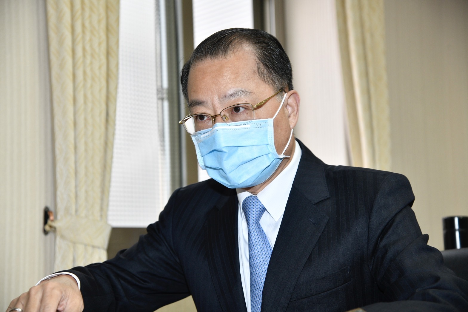 對於陳檡文曾出入88會館引發各界質疑，黃明昭（圖）表示調查已接近尾聲，調查完畢會對外公布。