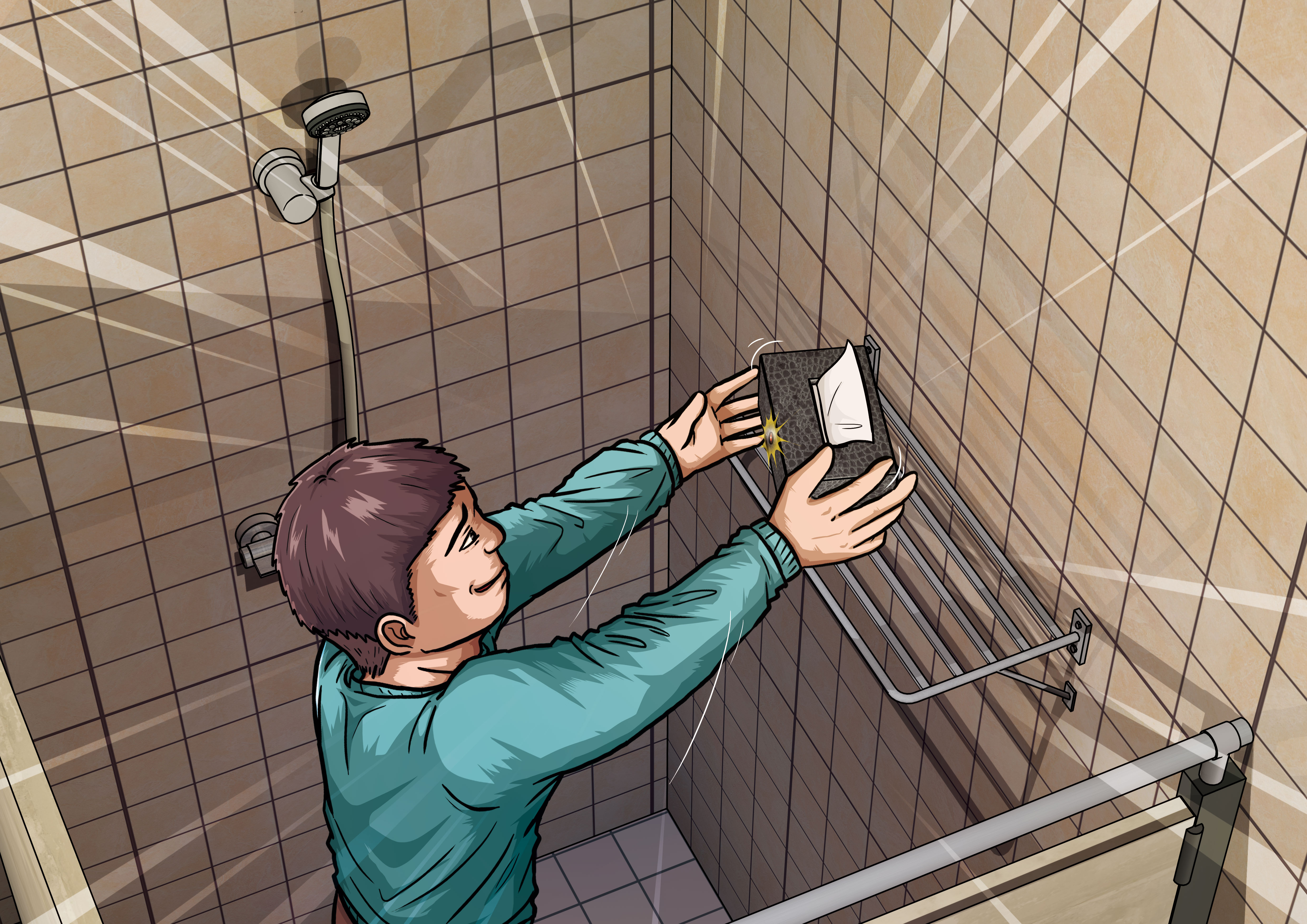 許秩軒坦承在某學校泳池裝設密錄器，偷拍女性洗澡畫面。