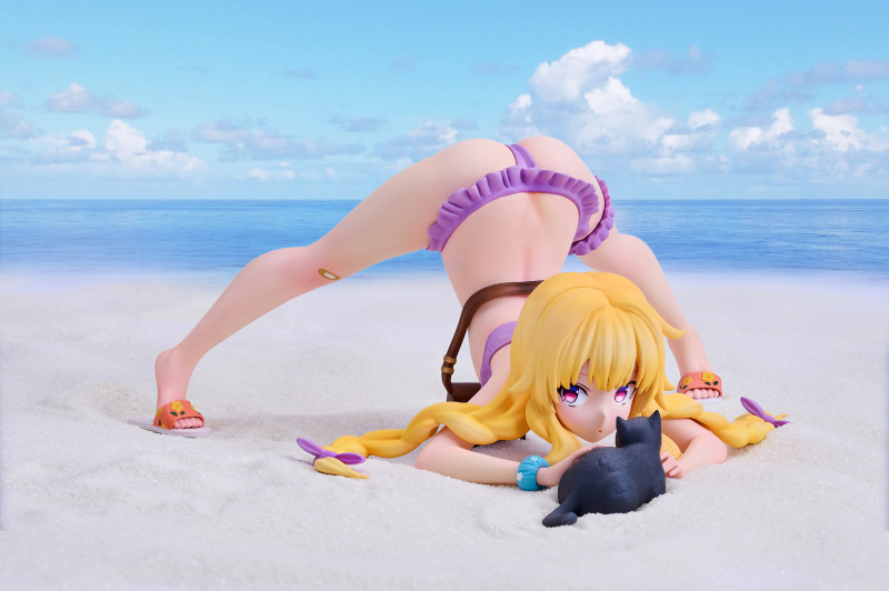 《小魔女諾貝塔》授權BS工作室開發GK雕像及公仔,透過群募獲得近800萬元贊助。(翻攝自挖貝)