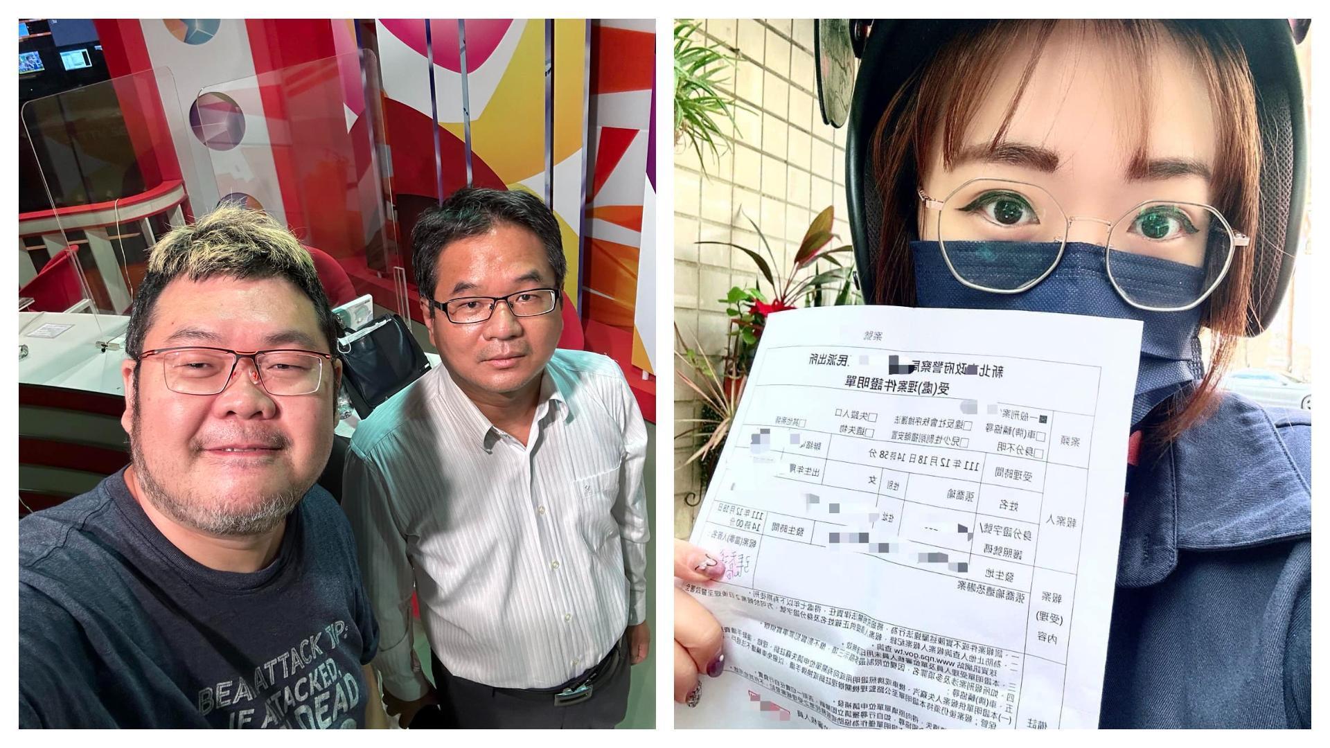 律師林智群(左圖右)被網紅護理師張喬瑜(右圖)嗆「沒那個價碼」。(翻攝自林智群、喬喬塔Green大可不必 - 張喬瑜護理師2臉書)