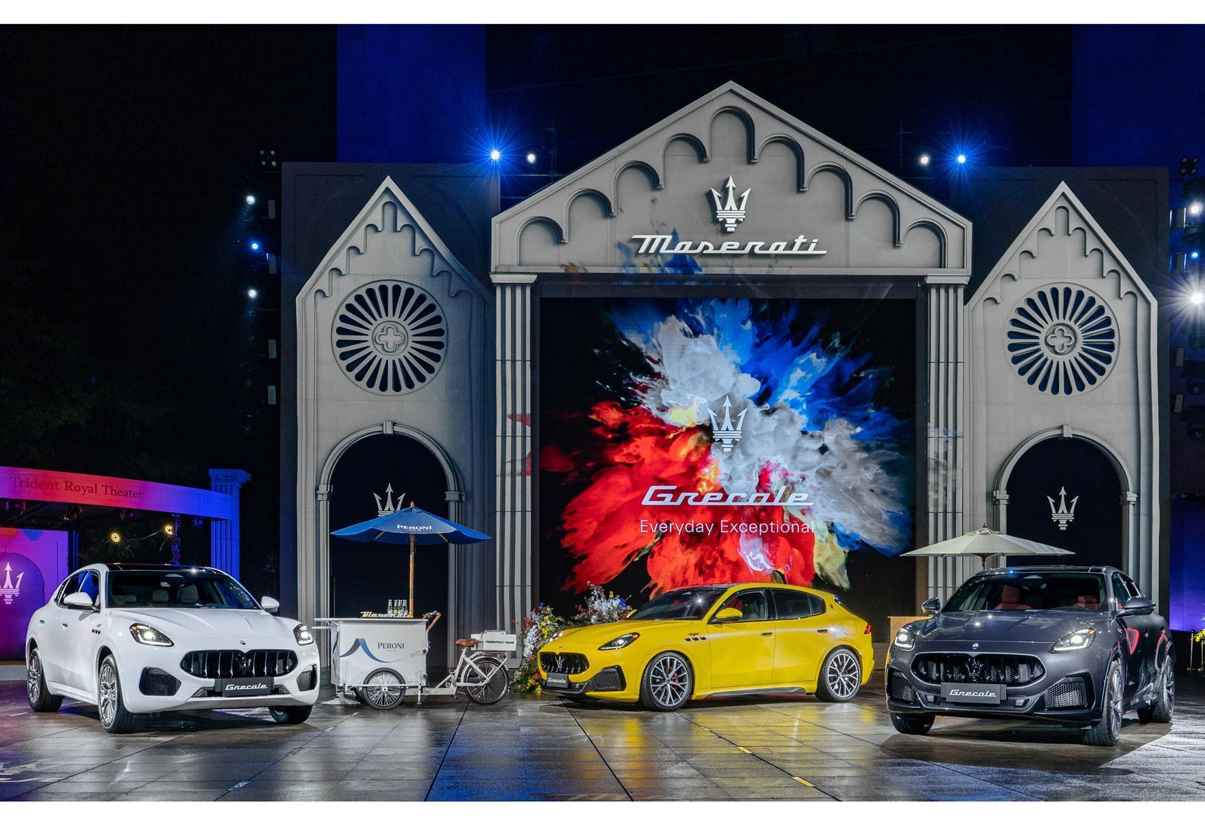 全新23年式Grecale全車系GT、Modena、Trofeo建議售價分別為：359萬、399萬、569萬元起。