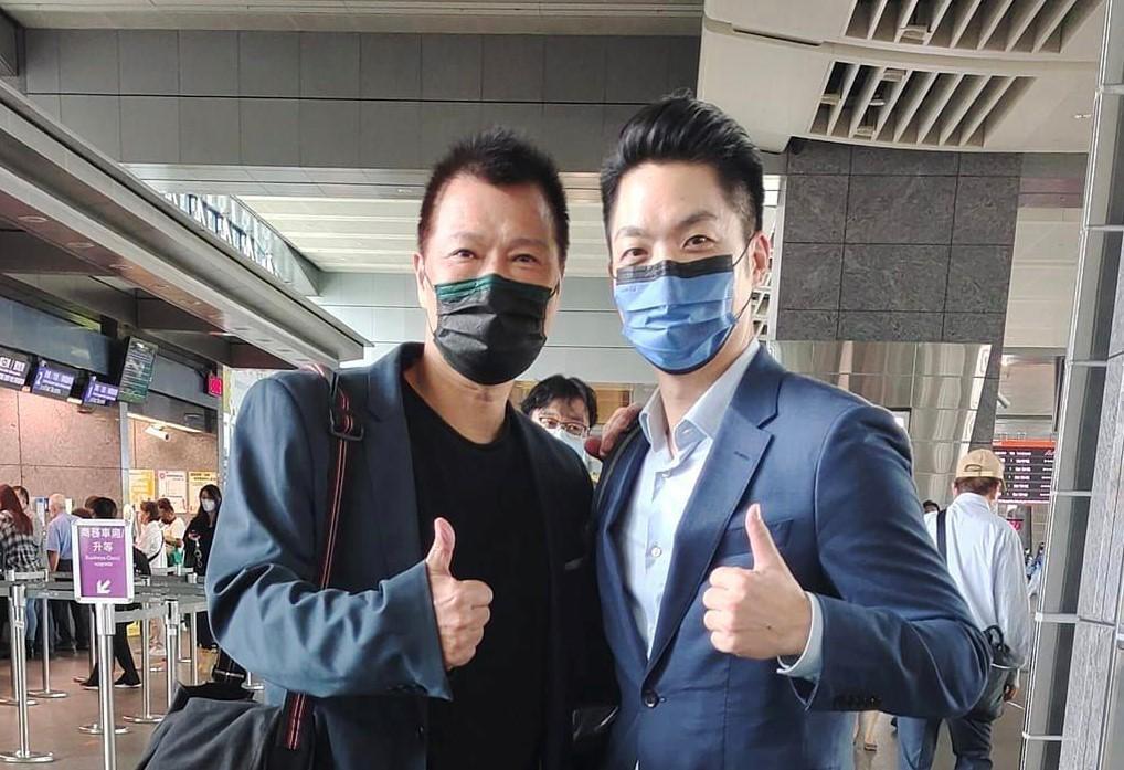 蔡詩萍(左)受蔣萬安之邀,將出任台北市文化局長。(翻攝蔡詩萍臉書)