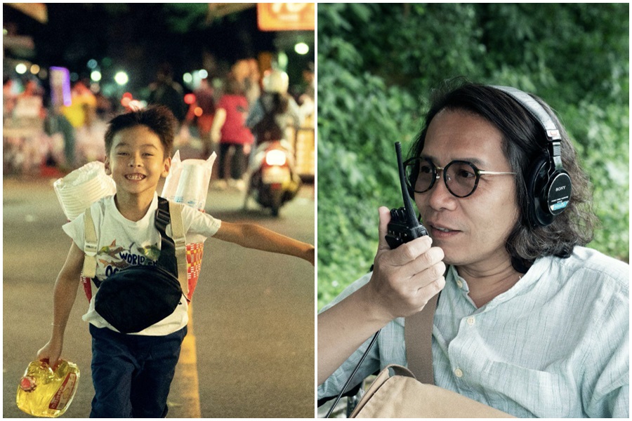 許傑輝（右）編導的短片《88海水浴場》（左）上映兩年來奪下台、美、德四影展獎項。