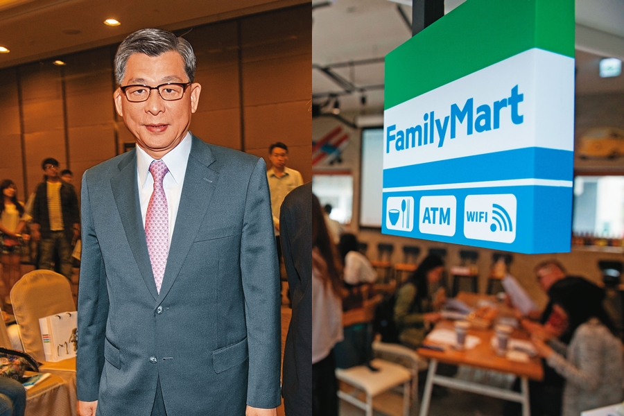 國泰蔡宏圖家族買下全家股權，未料卻公親變事主，被外界質疑踩到產金分離原則的紅線。（左圖為今周刊提供、右圖本刊資料照）