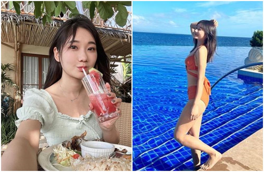 愛莉莎莎到菲律賓大曬泳裝照。（翻攝自愛莉莎莎臉書）