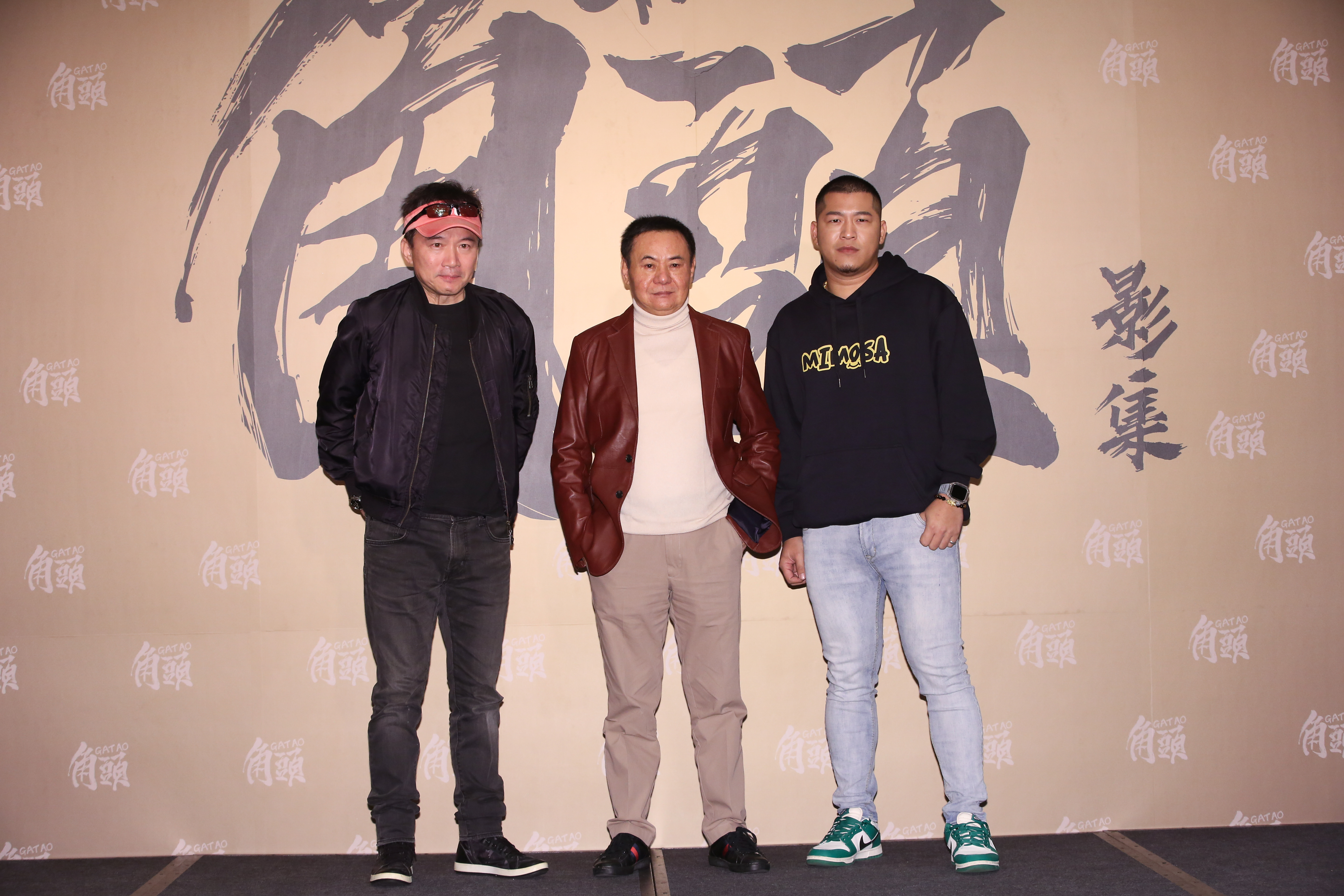 孫鵬昨在影集《角頭》片場過57歲生日。