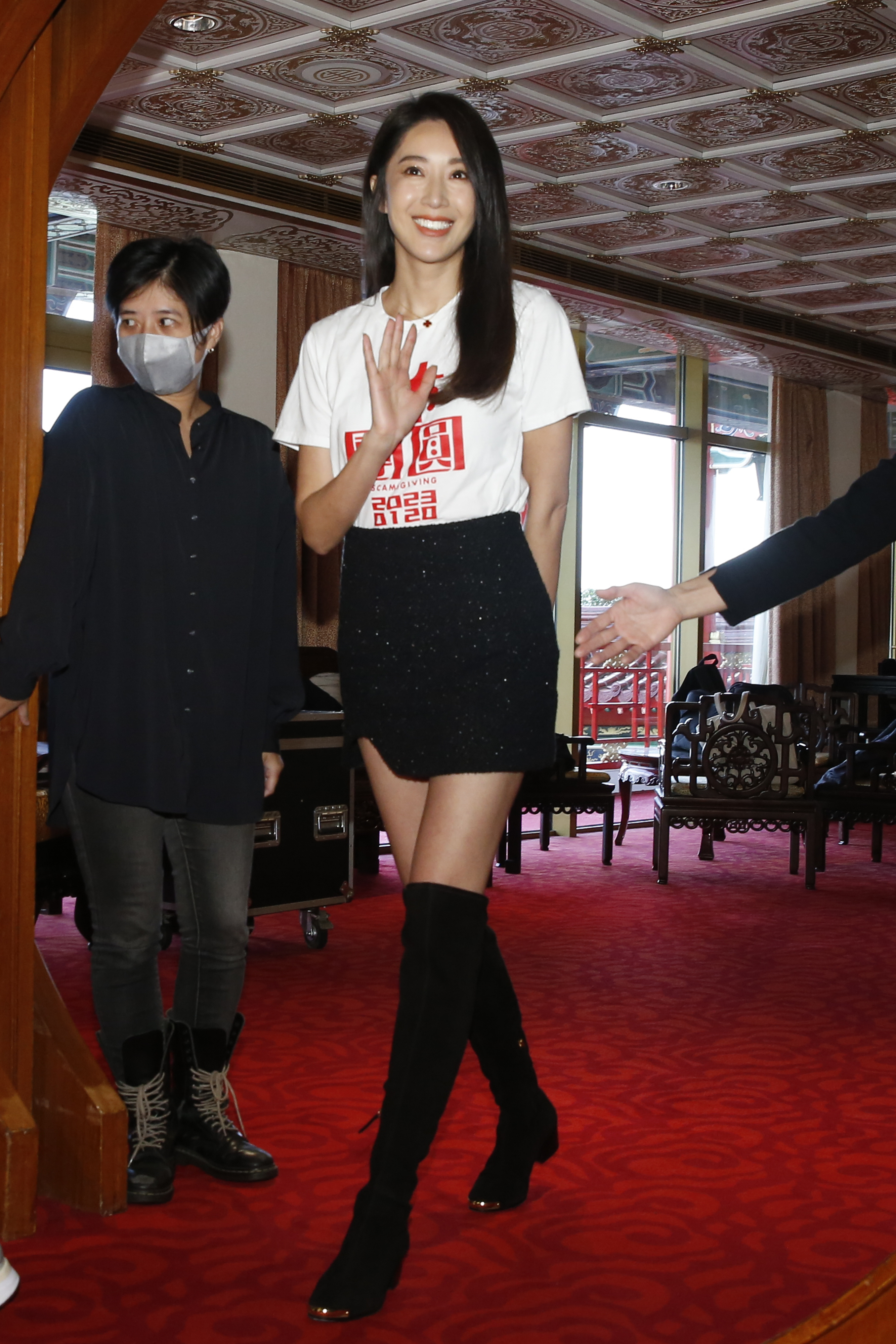 隋棠久未拍電影,此次再度亮相幕前狀態極佳,不僅被屁孩視為女神,林子熙也很羨慕她的身材。