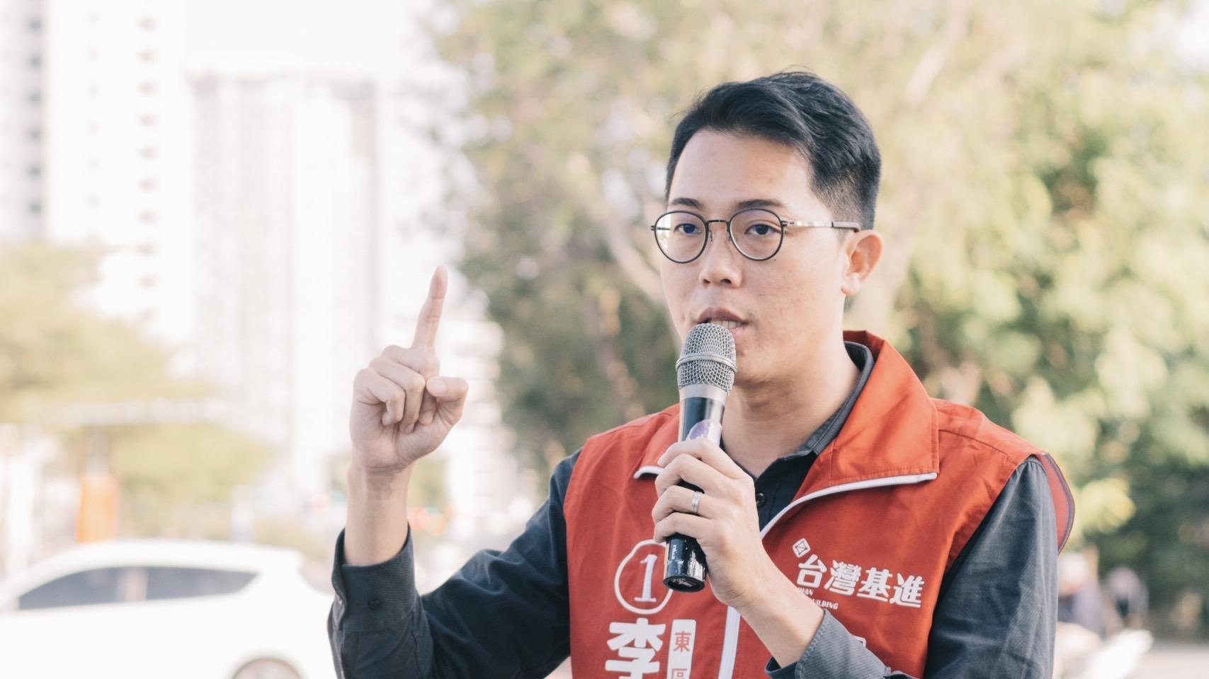 台南市基進黨議員當選人李宗霖表示全黨支持本土派議長。（李宗霖提供）