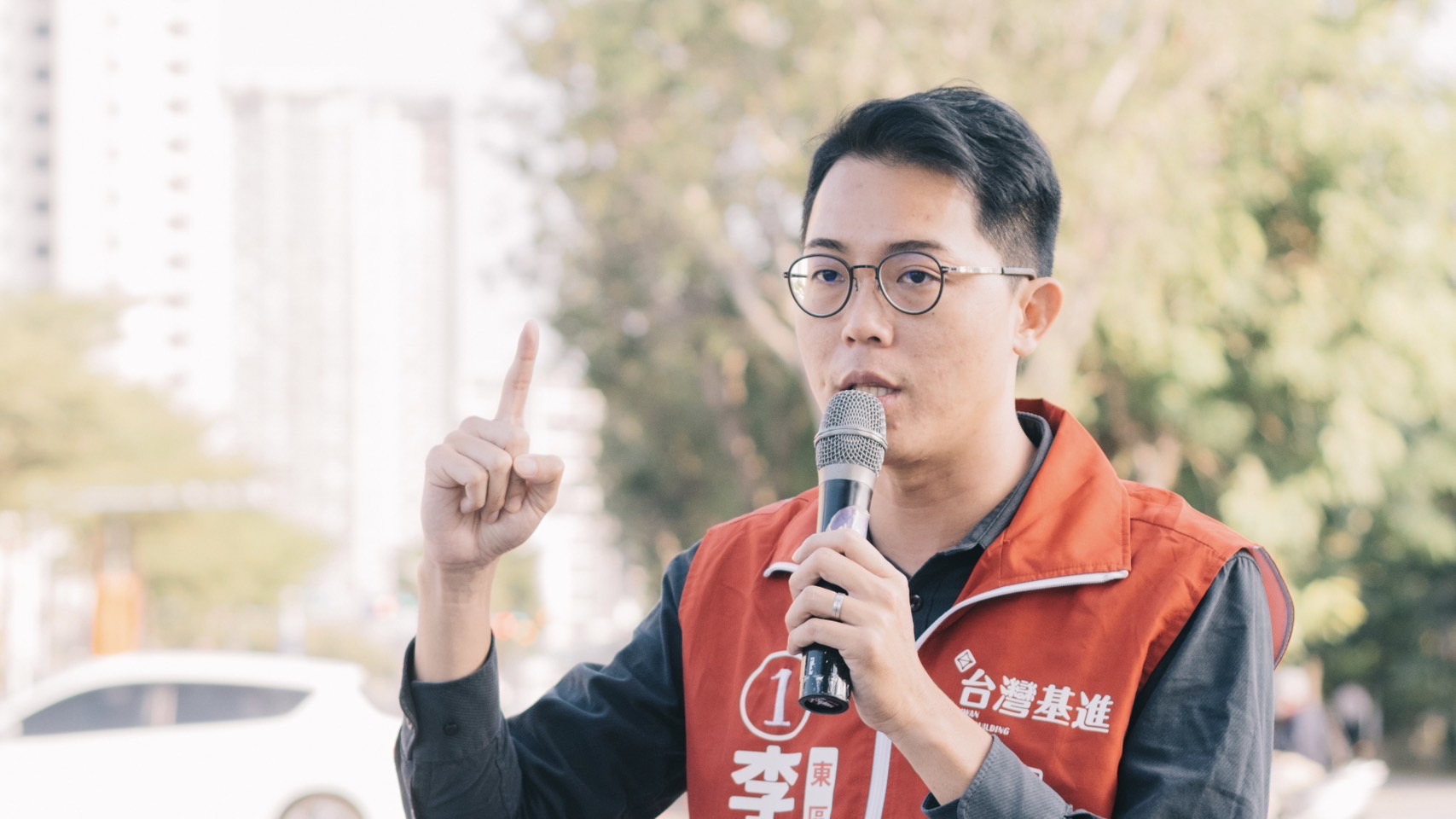 台南市基進黨議員當選人李宗霖表示全黨支持本土派議長。（李宗霖提供）