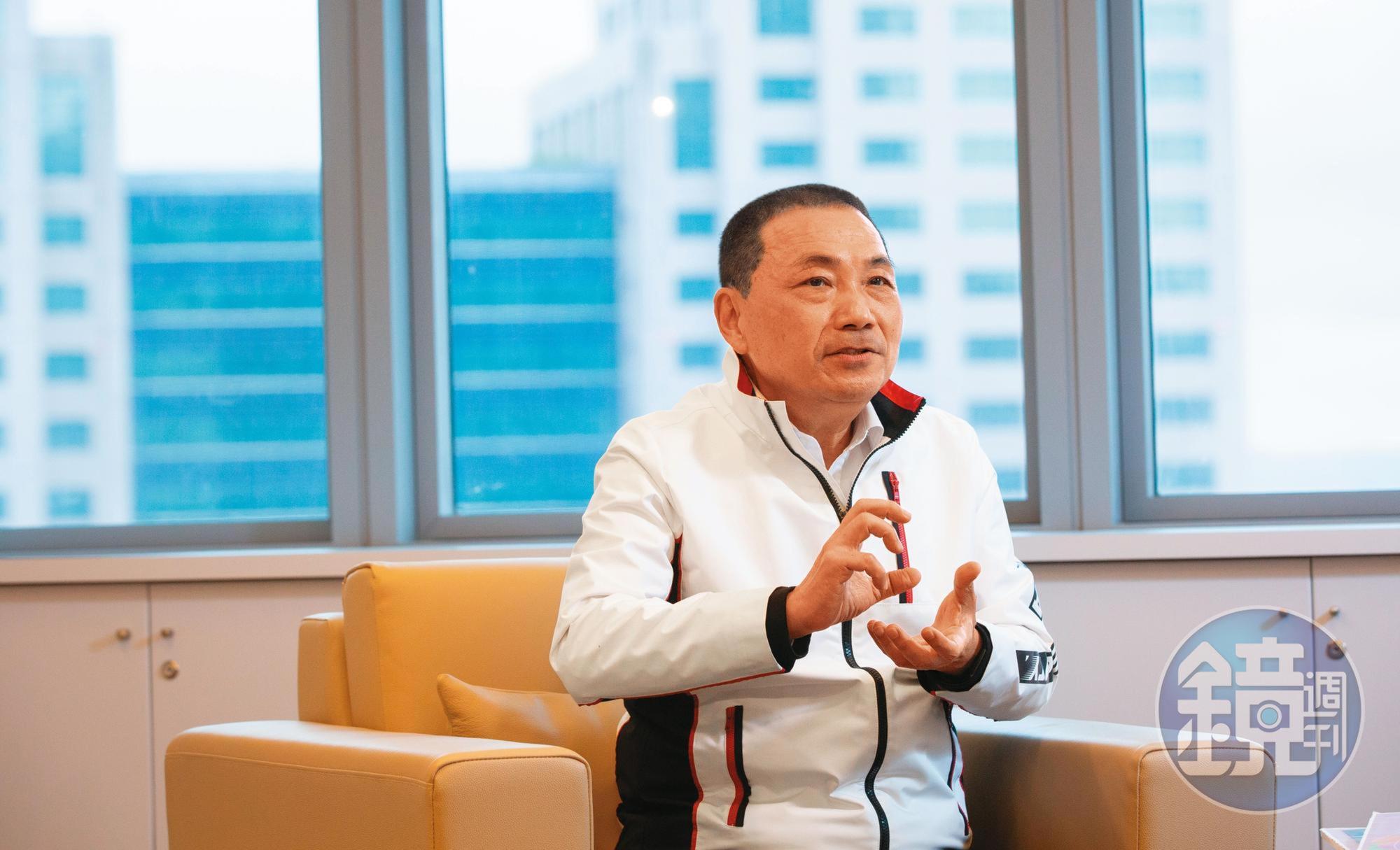 新北市長侯友宜提及辦案往事，特別感謝妻子的支持與包容。