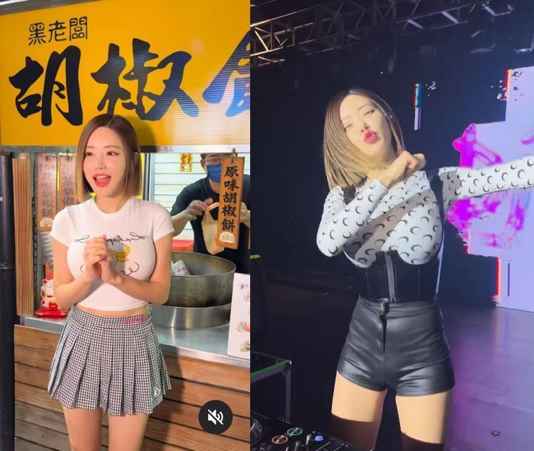 DJ SODA受邀來台參與聖誕派對演出,迫不及待品嘗台灣小吃。(翻攝IG @deejaysoda)