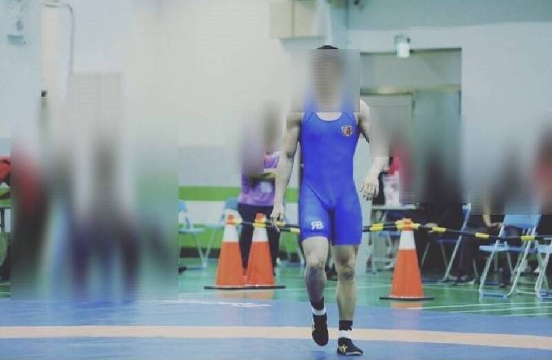 翁男曾經是角力國手,後因受傷而淡出角力,竟淪為毒販。(警方提供)