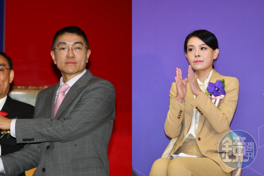 基隆市長謝國樑(左)與新竹市長高虹安(右)今也宣布就職。