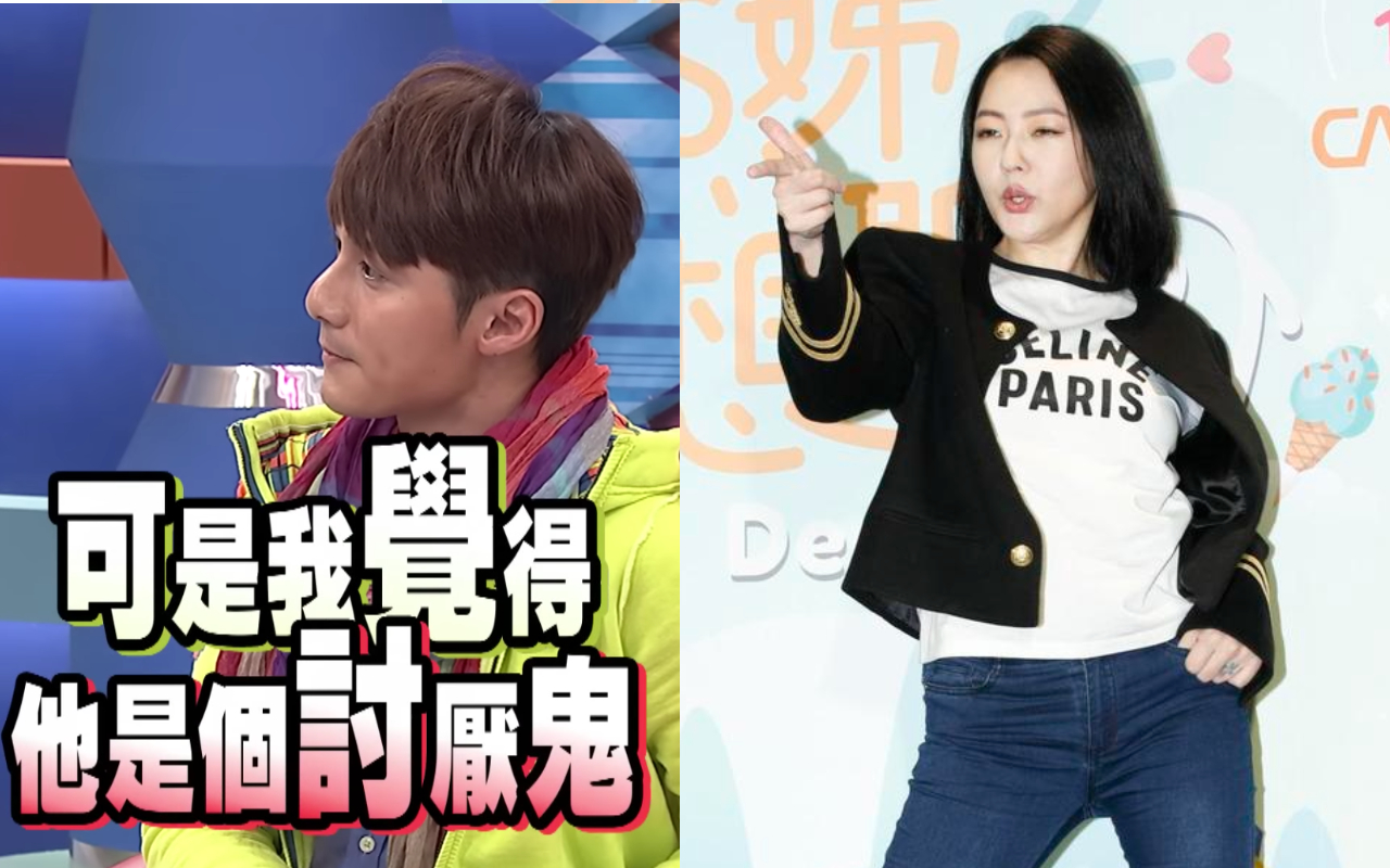 小S（右圖）2015年對廖科溢（左圖）直說「是個討厭鬼」。（翻攝自我愛貓大頻道、本刊資料照）
