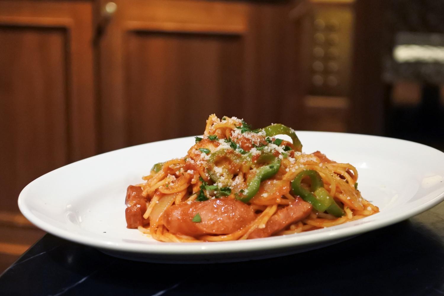 「BELLINI Pasta Pasta」與「MOLINO」推出初戀劇迷必嘗的日式拿坡里義大利麵。(「BELLINI Pasta Pasta」 290元/份,「MOLINO」 280元/份)
