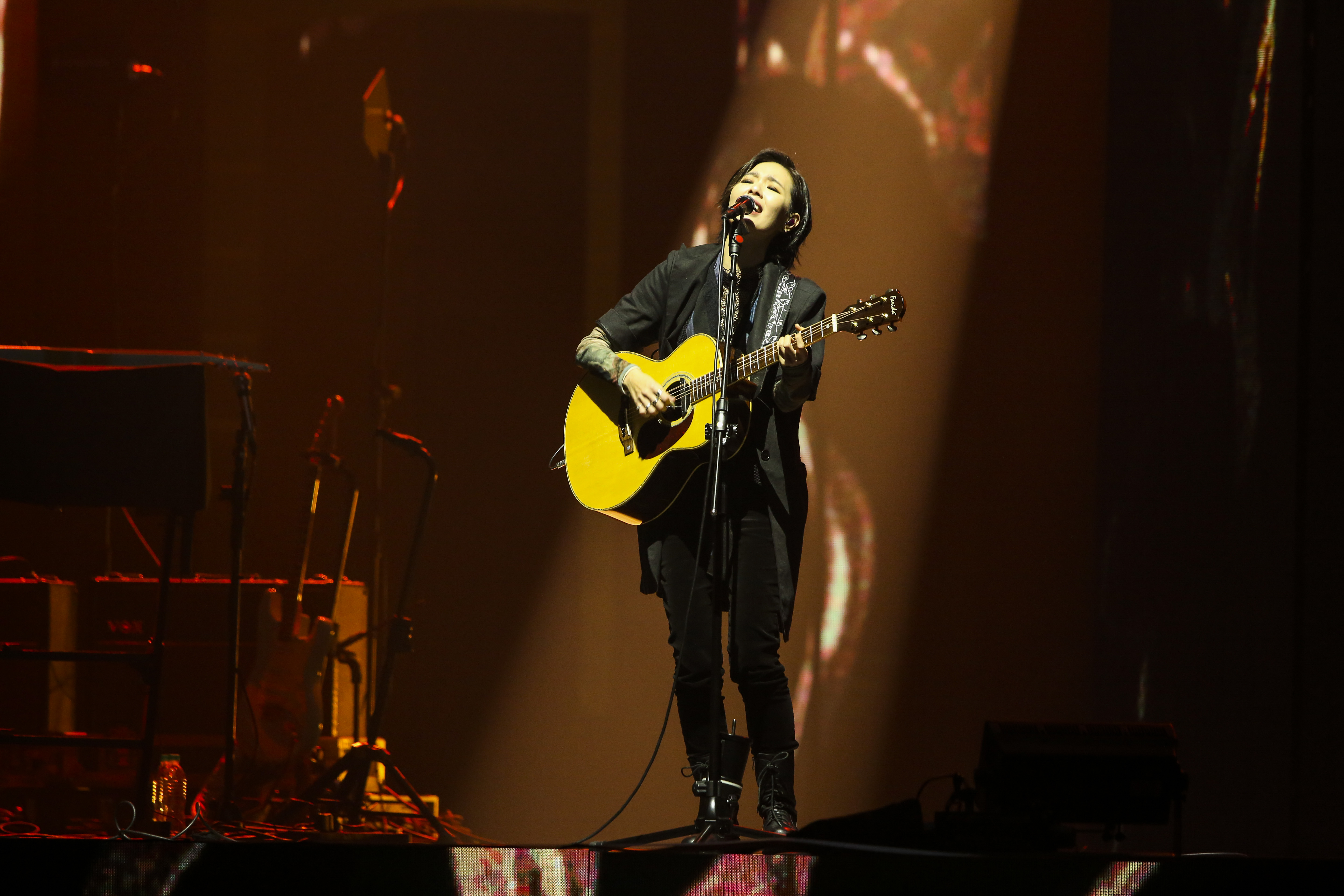 安溥原定3月4日在高雄巨蛋舉辦《潮水箴言》演唱會，從延期如今宣告取消。（本刊資料照）