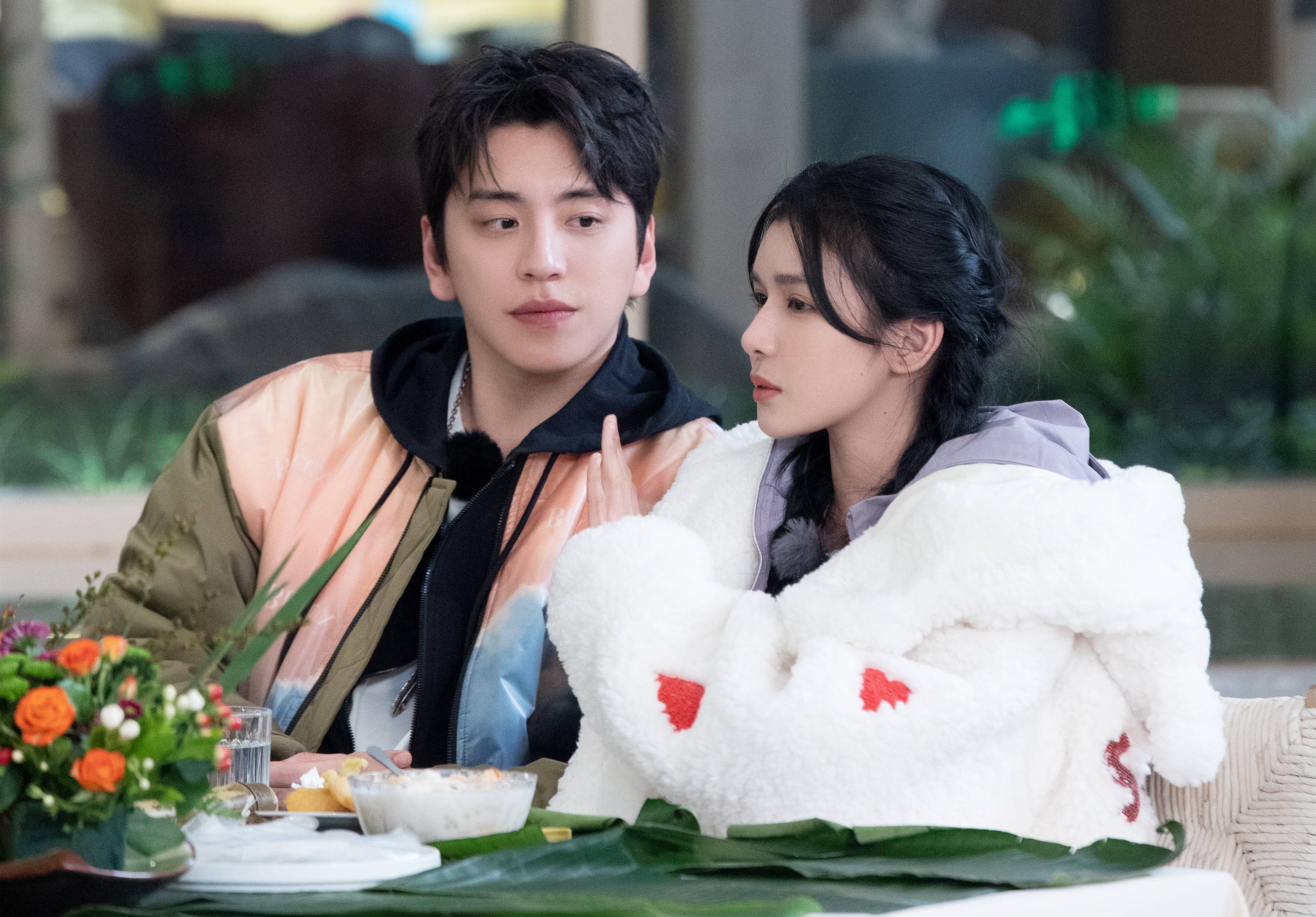 王大陸認愛女友蔡卓宜，兩人合體上情侶健身陸綜《哎呀好身材》。（翻攝自哎呀好身材官博）