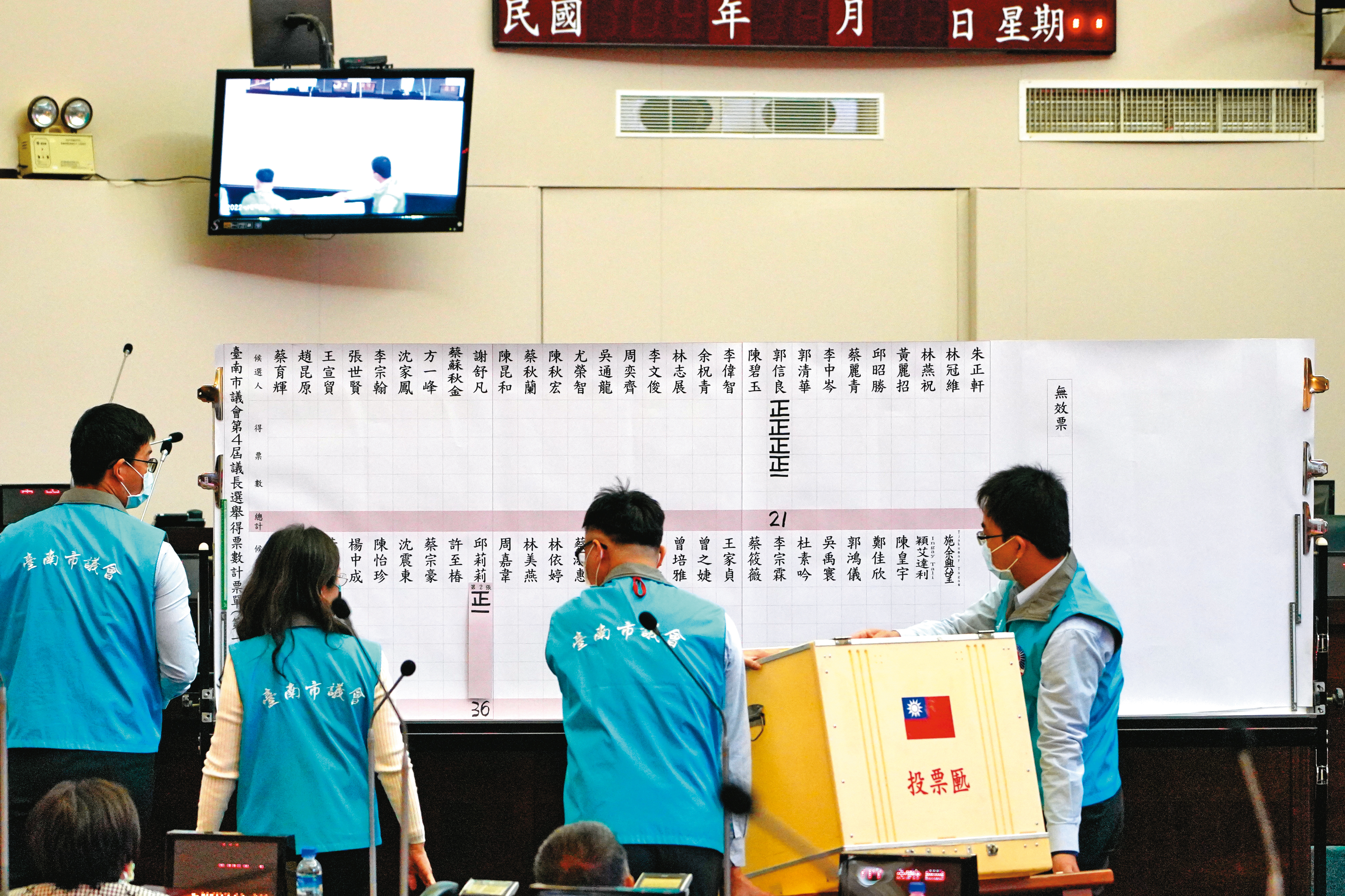 過去大半年來，黑金疑雲籠罩民進黨，民進黨政府不哼不哈，沒個明確說法，居大位者不能這樣。圖為涉黑金恫嚇的台南市議長選舉。