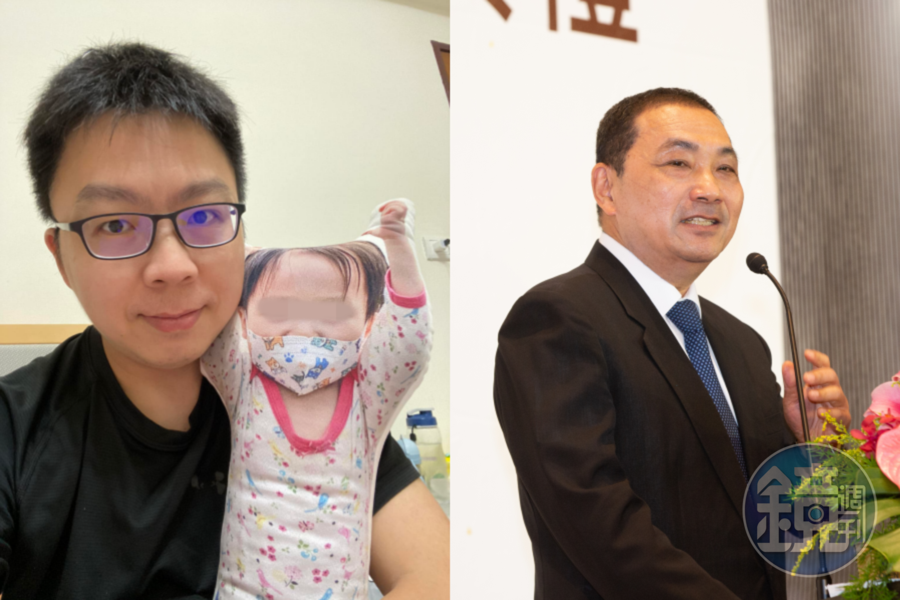 恩恩爸(左)苦等兒子病逝真相,不過未獲新北市長侯友宜(右)回應;監察院調查報告記者會則將在明日登場。(翻攝自恩恩爸臉書、本刊資料照)