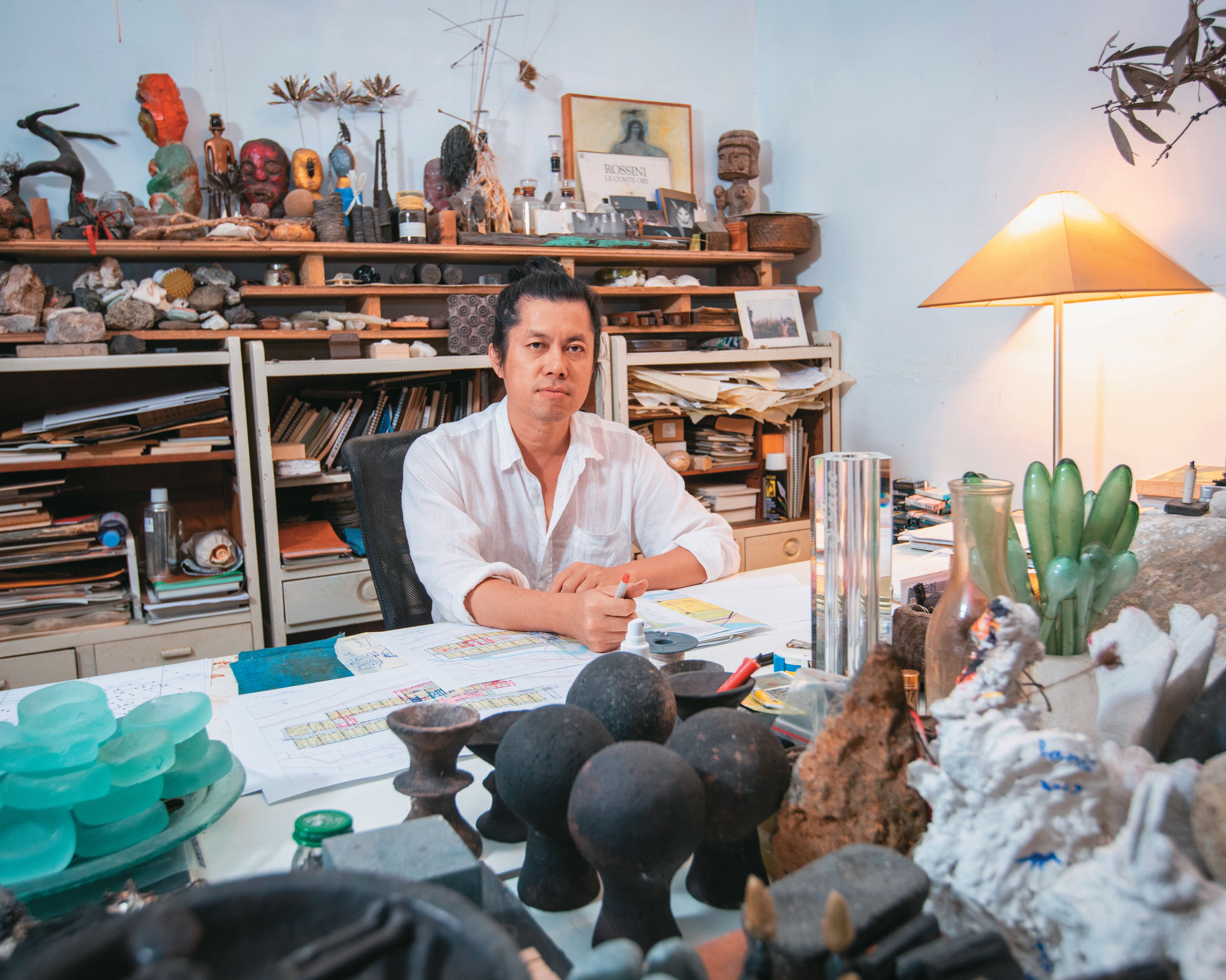 曾志偉堅持的理念，是為「建築」梳理出一個「安定」的狀態。