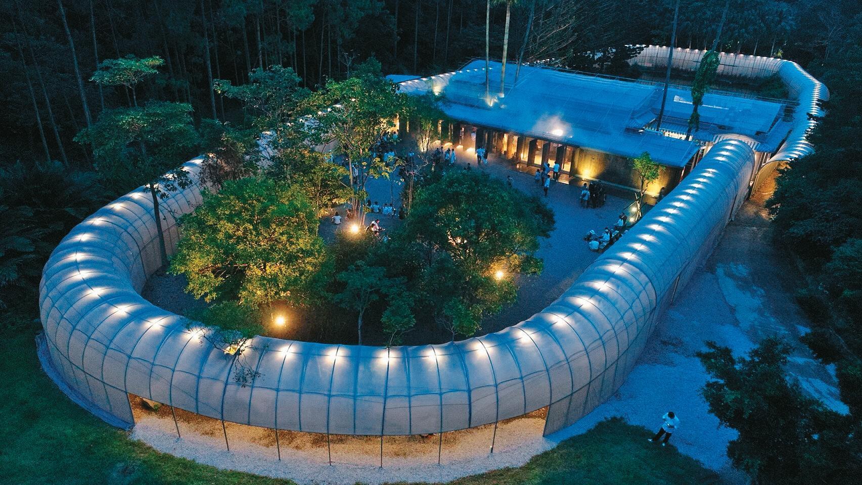 勤美學森大以「集村」為邊界,讓人為活動不干擾森林生態。(Divooe Zein Architects自然洋行建築設計團隊提供)