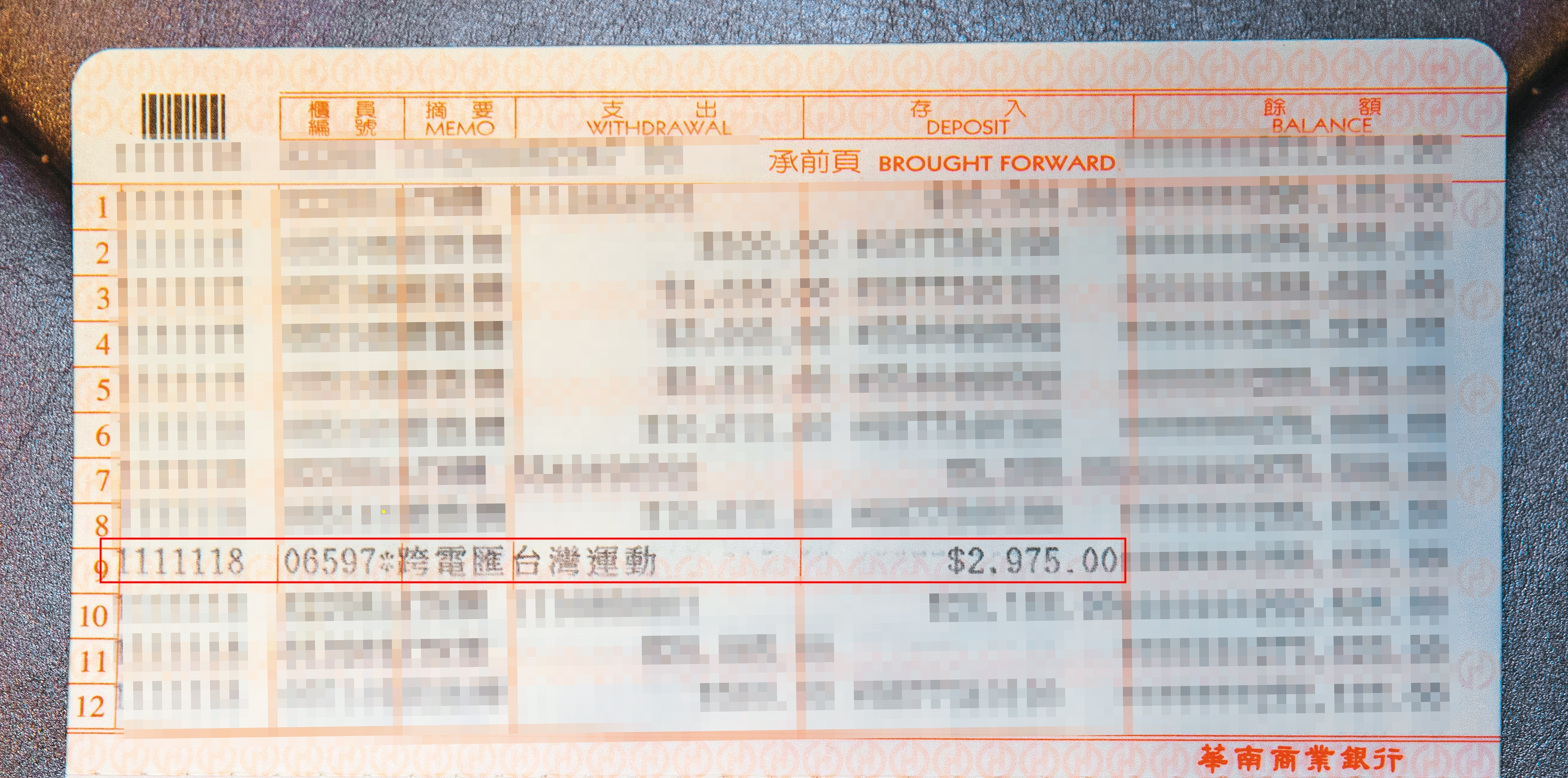 台灣運彩自知理虧，事後匯款2,975元彩金到C先生的帳戶。